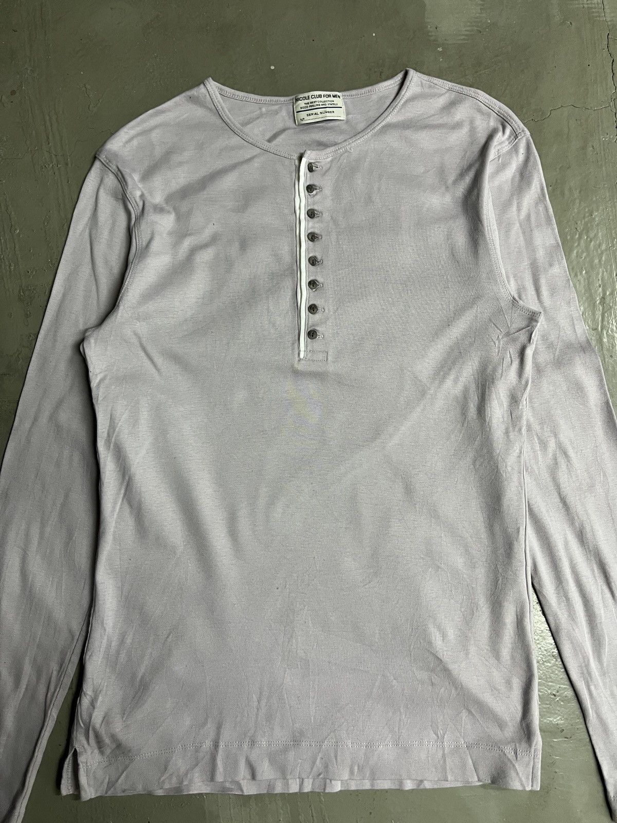 Tornado Mart Archived NCFM Nicole Henley Long Sleeve Japanese Size US S / EU 44-46 / 1 - 6 Thumbnail