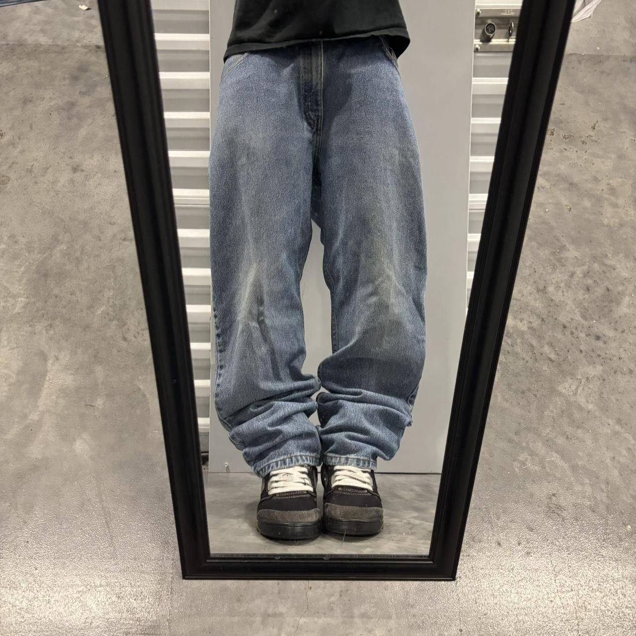 Japanese Brand × Vintage Crazy Vintage Y2K/2000s Medium Wash Essential Denim Jeans! Size US 32 / EU 48 - 1 Thumbnail