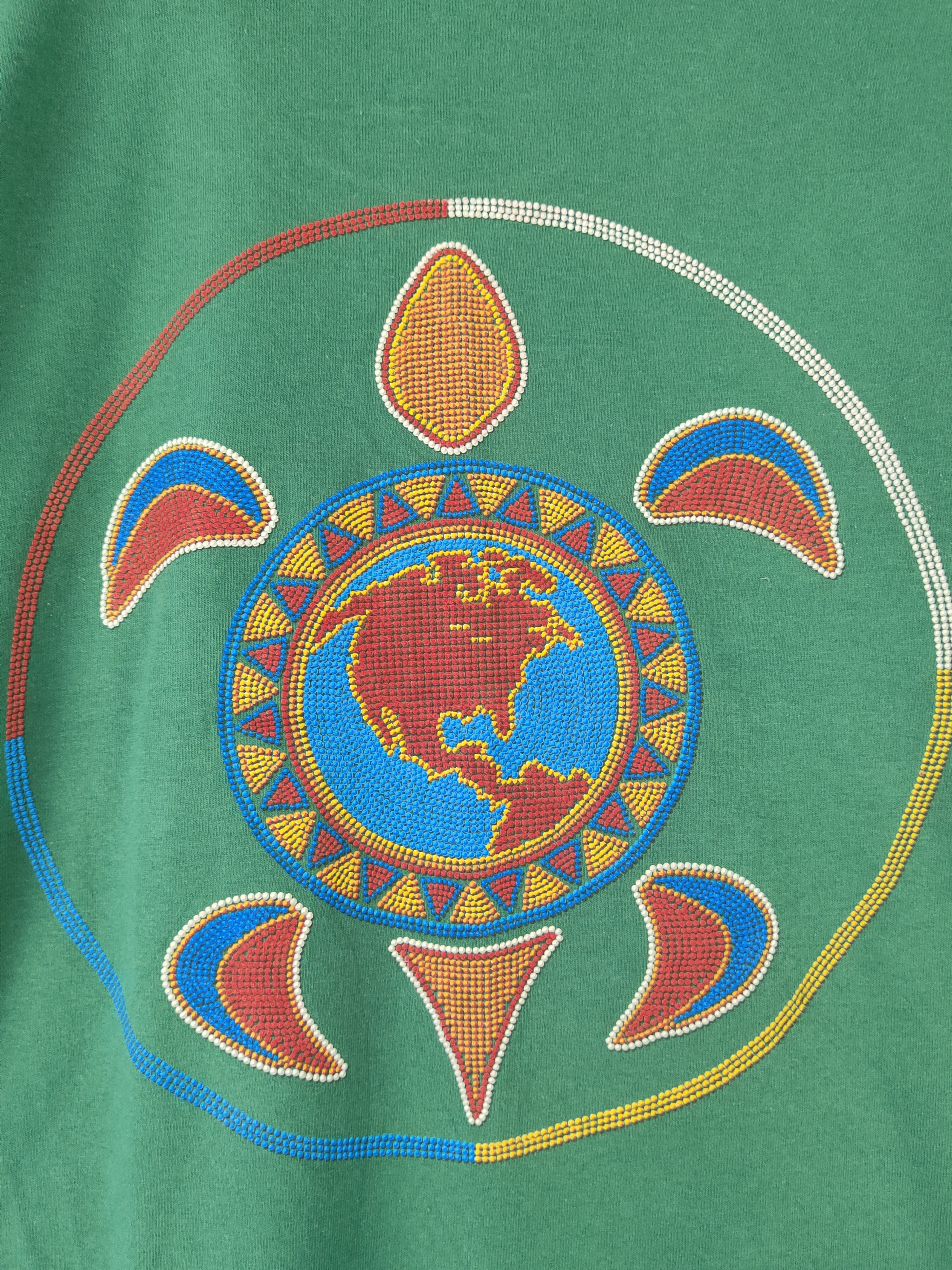 Native DL Native Threads Green Short Sleeve T-shirt #2760 Size US L / EU 52-54 / 3 - 9 Thumbnail