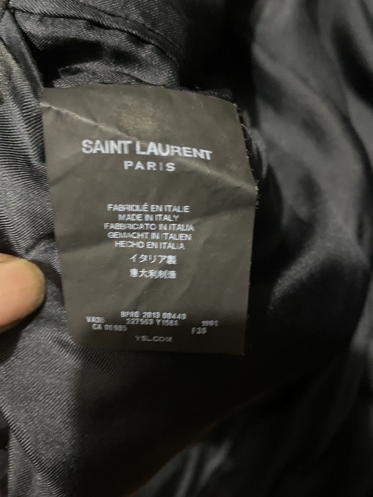 Saint Laurent Paris Saint Laurent Paris Hedi Slimane Wool Blazer Size S / US 4 / IT 40 - 3 Thumbnail
