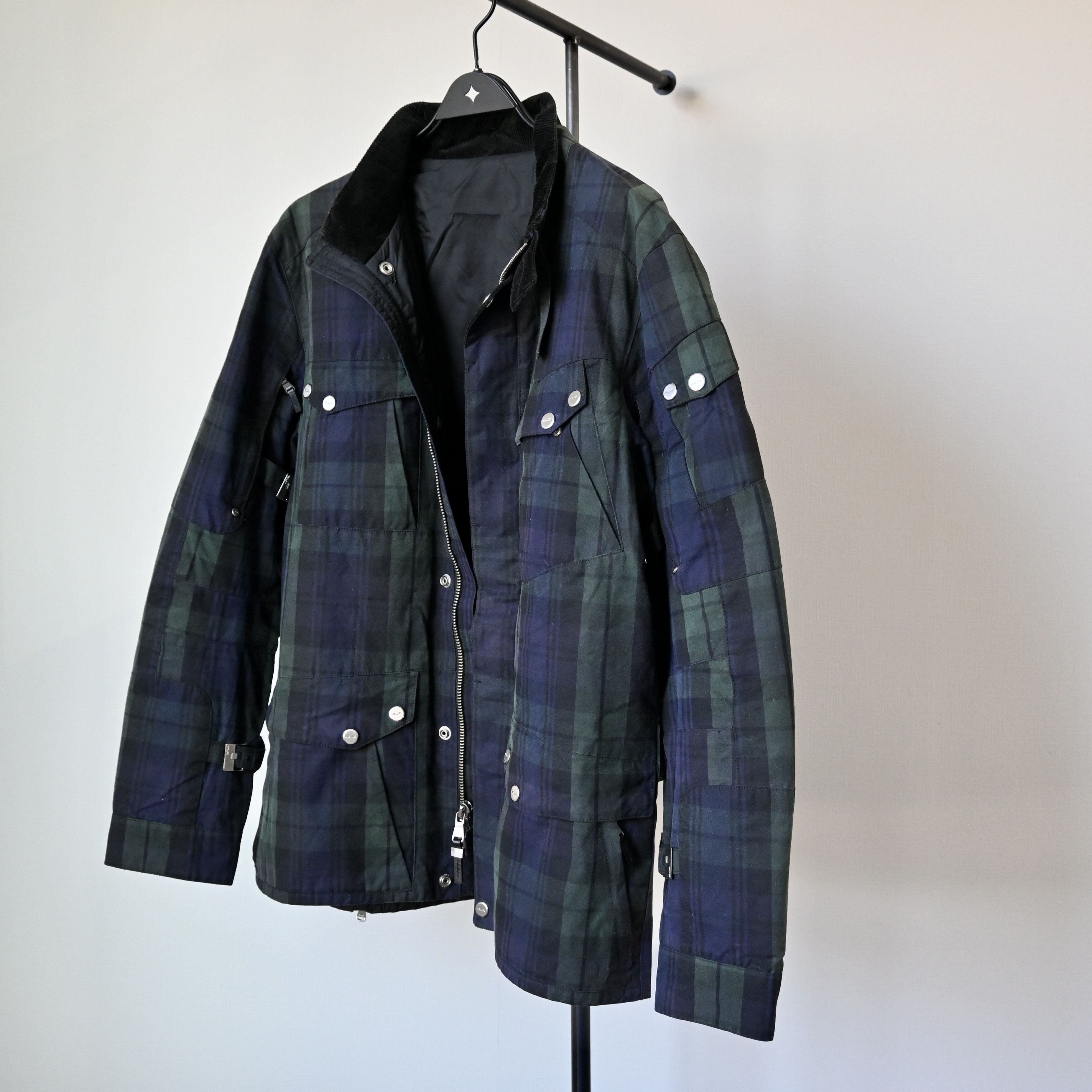 RLX Ralph Lauren VTG 2010s RLX Ralph Lauren waxed cotton belted biker jacket Size US L / EU 52-54 / 3 - 22 Thumbnail