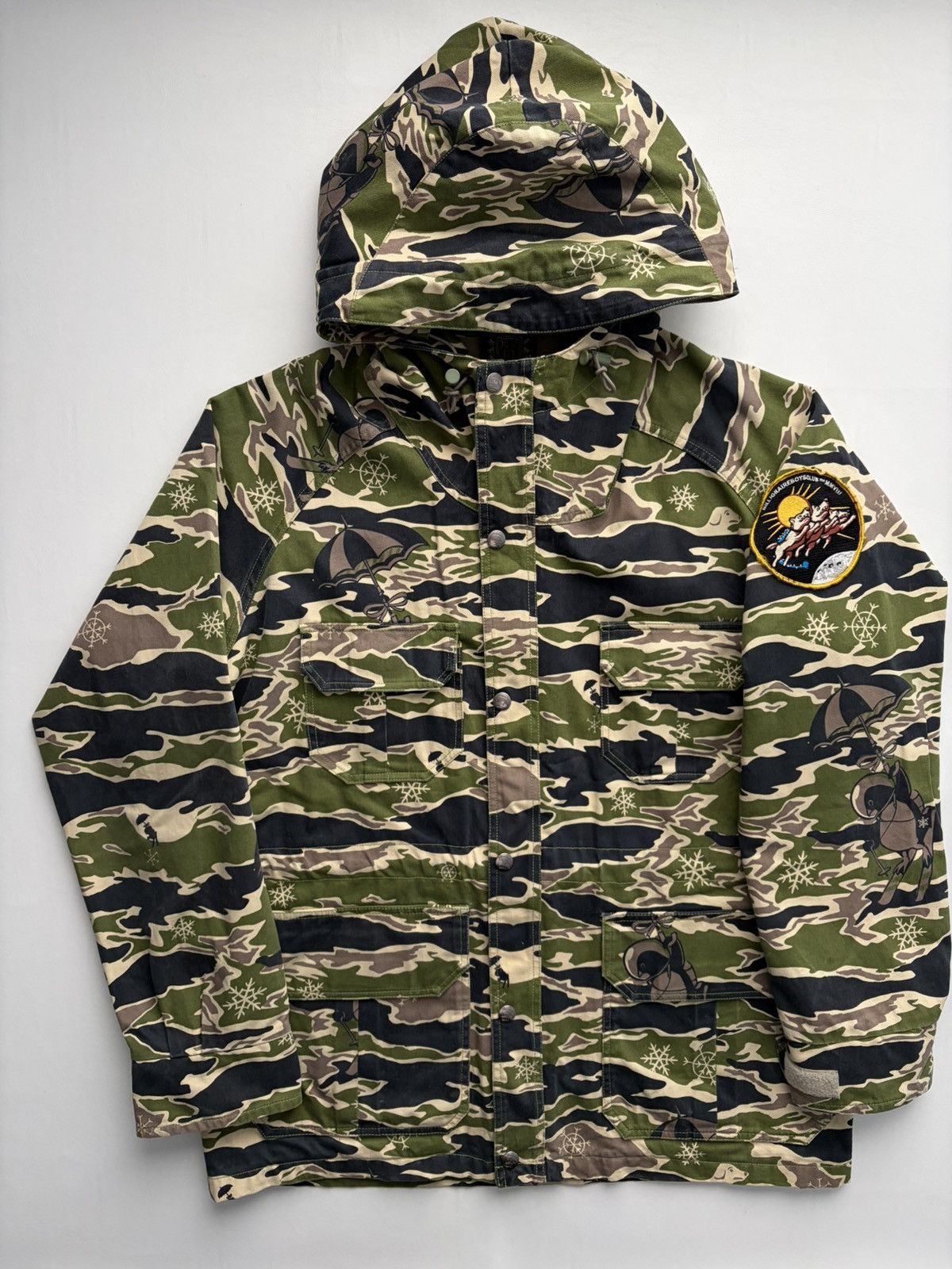 Billionaire Boys Club Season 7 Penguin Camo Hooded Mountaineer Guide Jacket Size US M / EU 48-50 / 2 - 1 Thumbnail