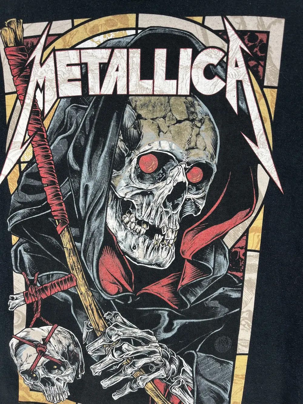 Band Tees Vintage Y2K Metallica Skulls Dead Face Band Rock Streetwear Size US L / EU 52-54 / 3 - 7 Thumbnail