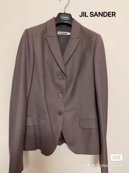Jil Sander Jil Sander Grey purple suit Size XXS / US 00 / IT 34 - 1 Thumbnail