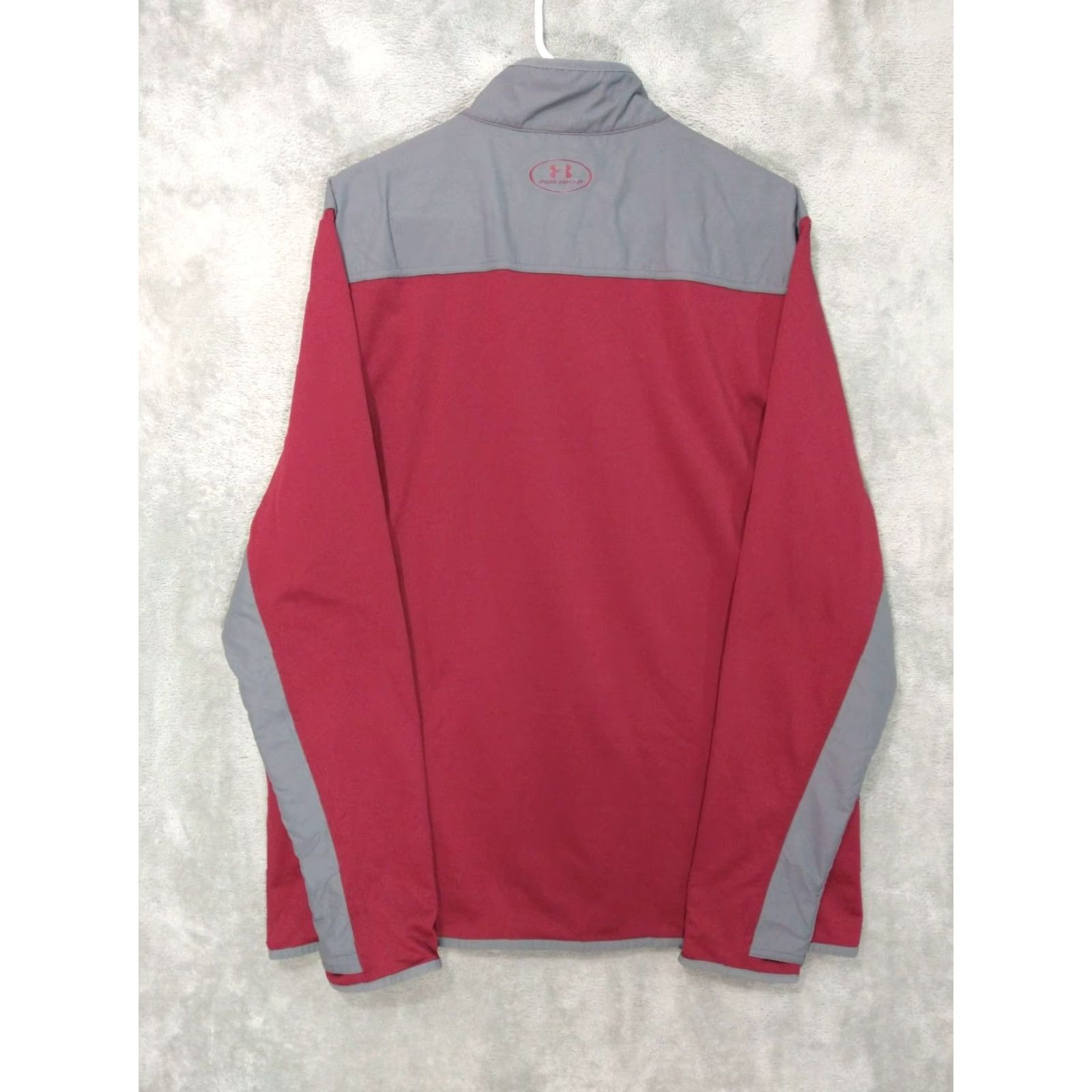 Under Armour Under Armour Sweatshirt Men XL Red Temple Owls Loose Cold Gear Pullover 1/4 Zip Size US XL / EU 56 / 4 - 2 Thumbnail