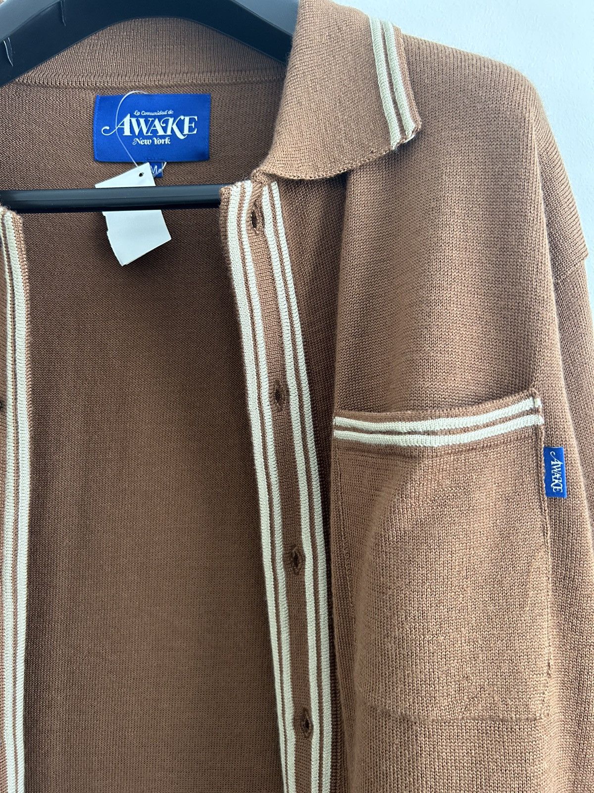 Awake NY Coffe Awake NY cardigan 🥮🥐 Size US M / EU 48-50 / 2 - 2 Thumbnail