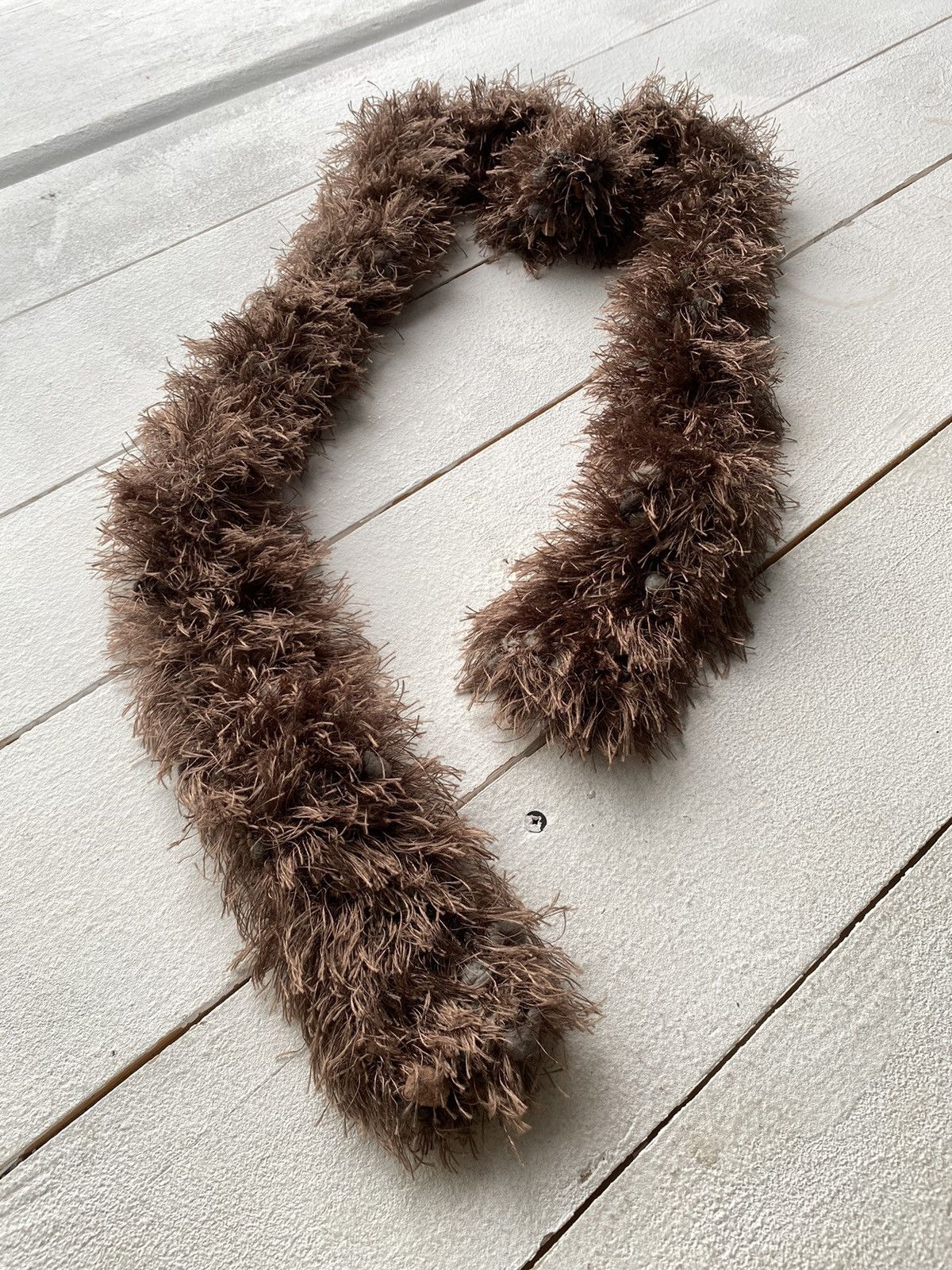 Japanese Brand × Vintage japanese fuzzy mohair scarf vintage y2k Size ONE SIZE - 1 Thumbnail