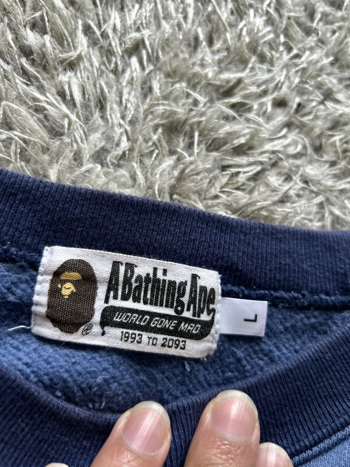Bape 💥RARE💥 BAPE SHARK BLUE CAMO SWEATSHIRT Size US L / EU 52-54 / 3 - 15 Thumbnail