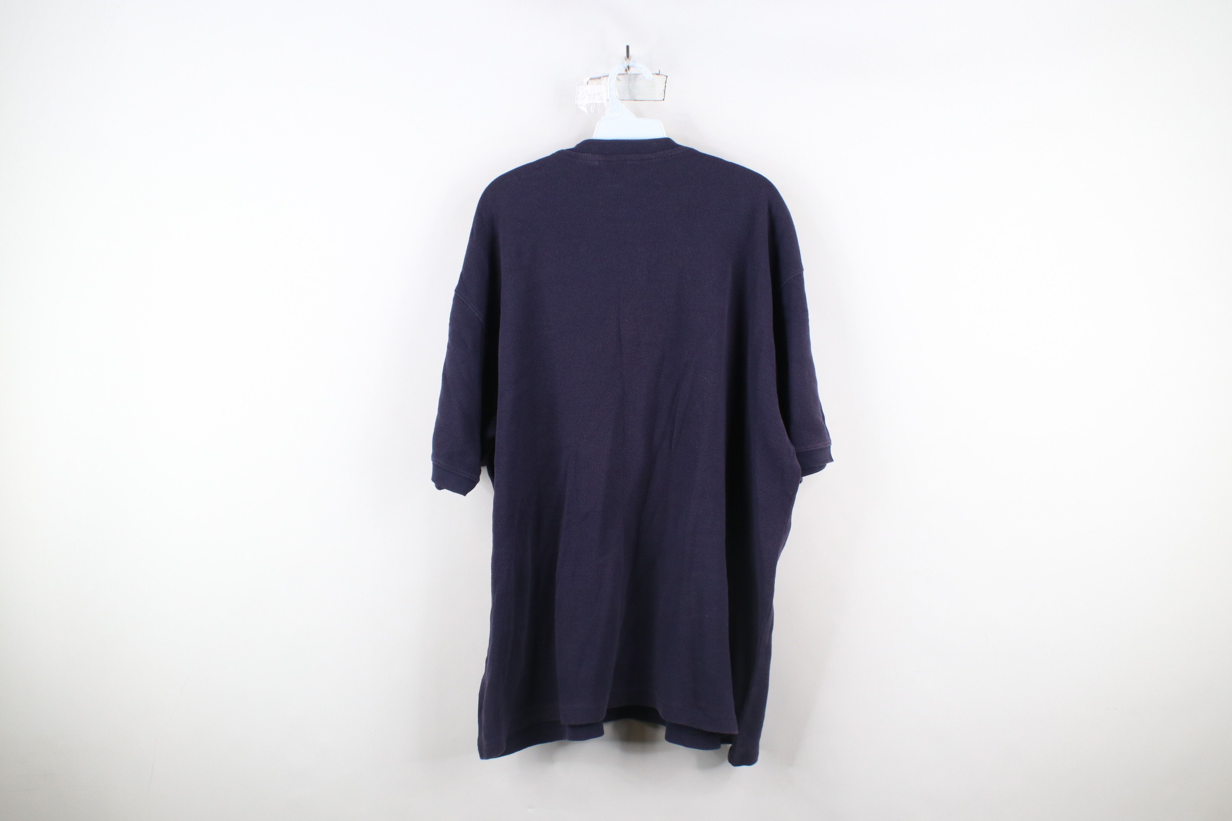 Eddie Bauer × Vintage Vintage 90s Eddie Bauer Thermal Waffle Knit Henley T-Shirt Size US XL / EU 56 / 4 - 10 Thumbnail