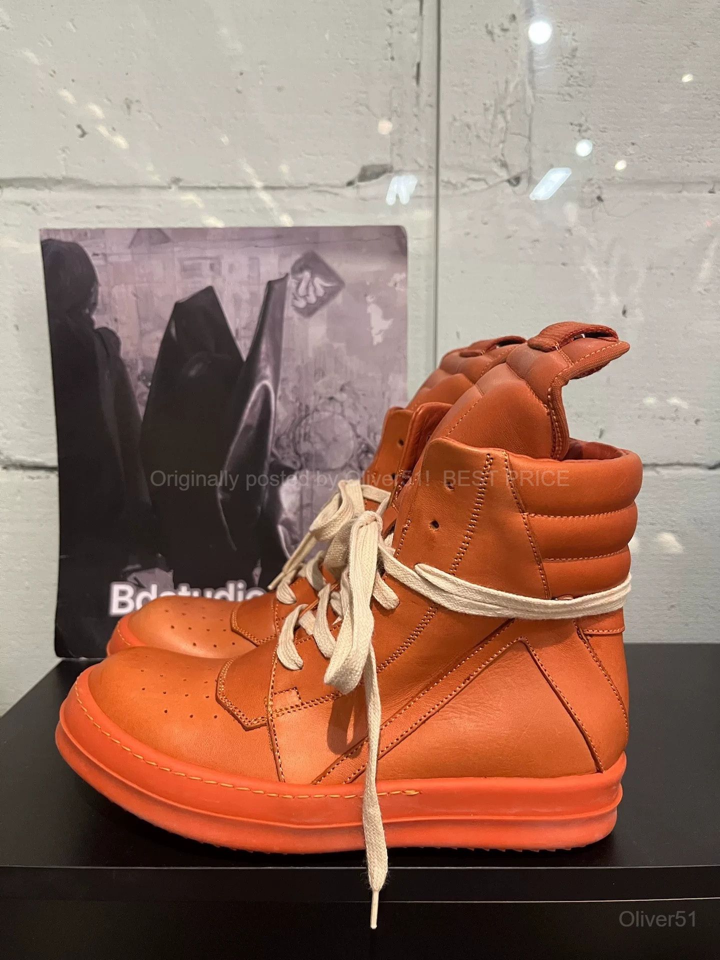 Rick Owens Mainline Orange Reverse Triangle Bfajkkzg, Women's (Size 6)