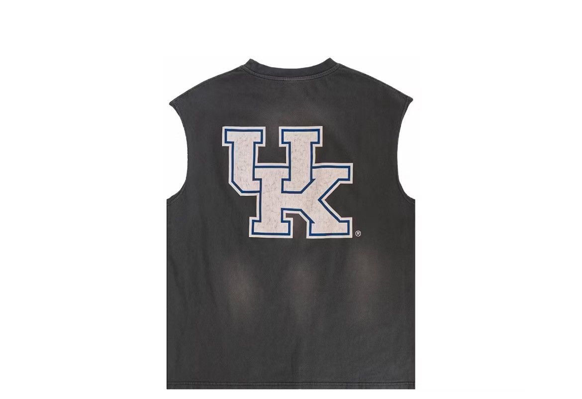 Eric Emanuel Eric Emanuel EE washed grey Kentucky Wildcats cutoff shirt Size US L / EU 52-54 / 3 - 2 Thumbnail