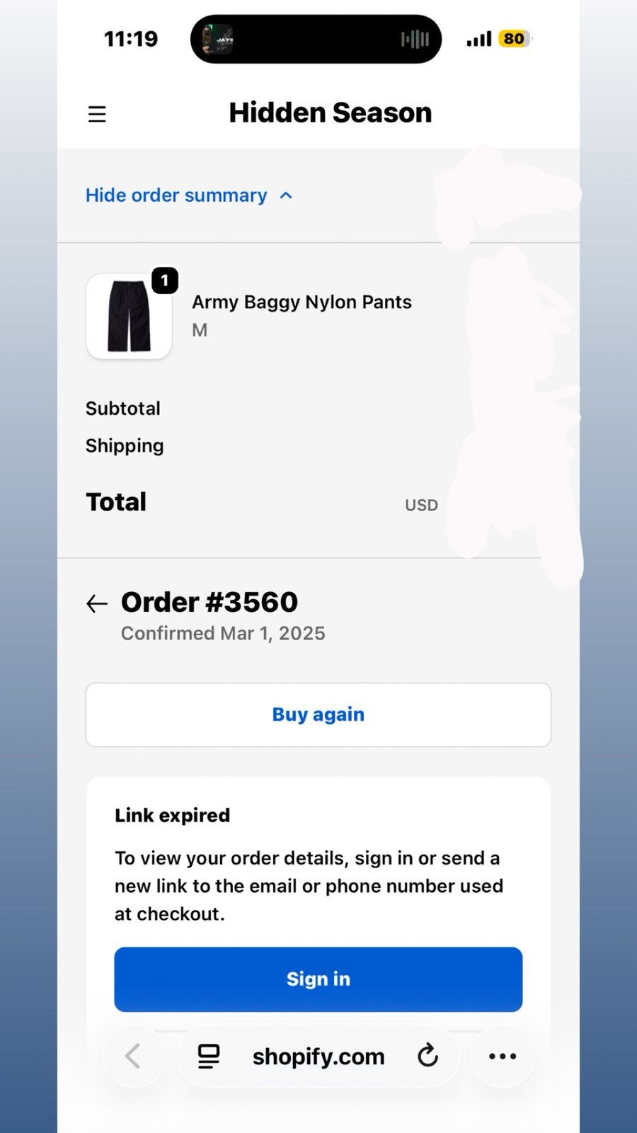Other Hidden Season Army Baggy Nylon Pants Size US 36 / EU 52 - 4 Thumbnail