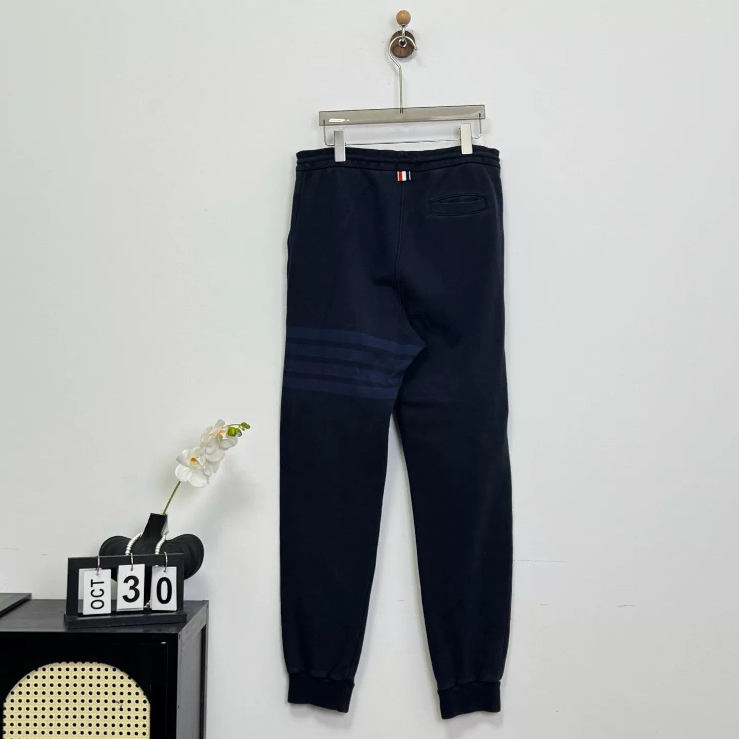 Thom Browne Navy Stripe Pants Size 4