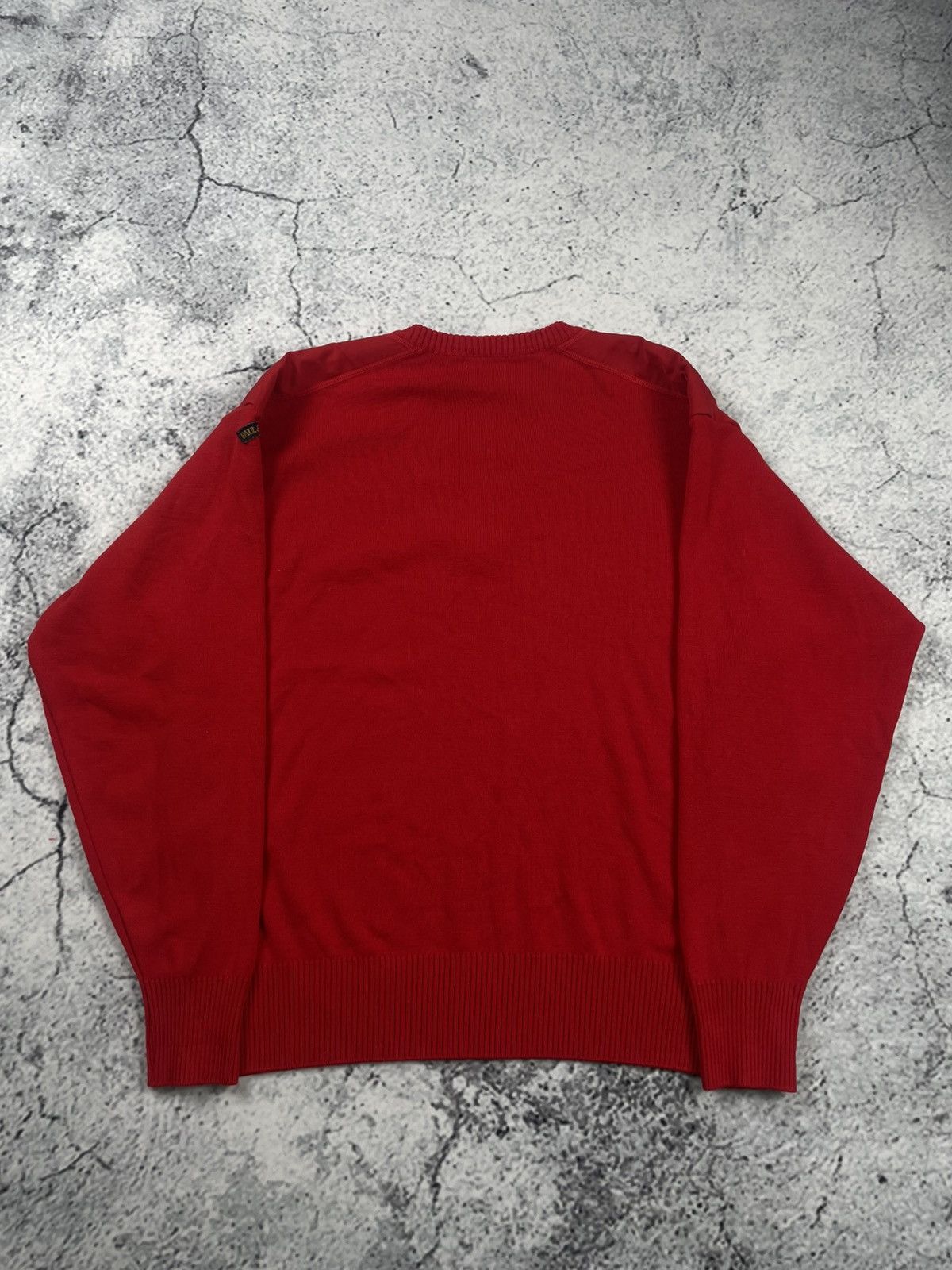 Paul & Shark Paul & Shark L Men Red Sweater Old Money Classic Winter EGV Size US L / EU 52-54 / 3 - 3 Thumbnail