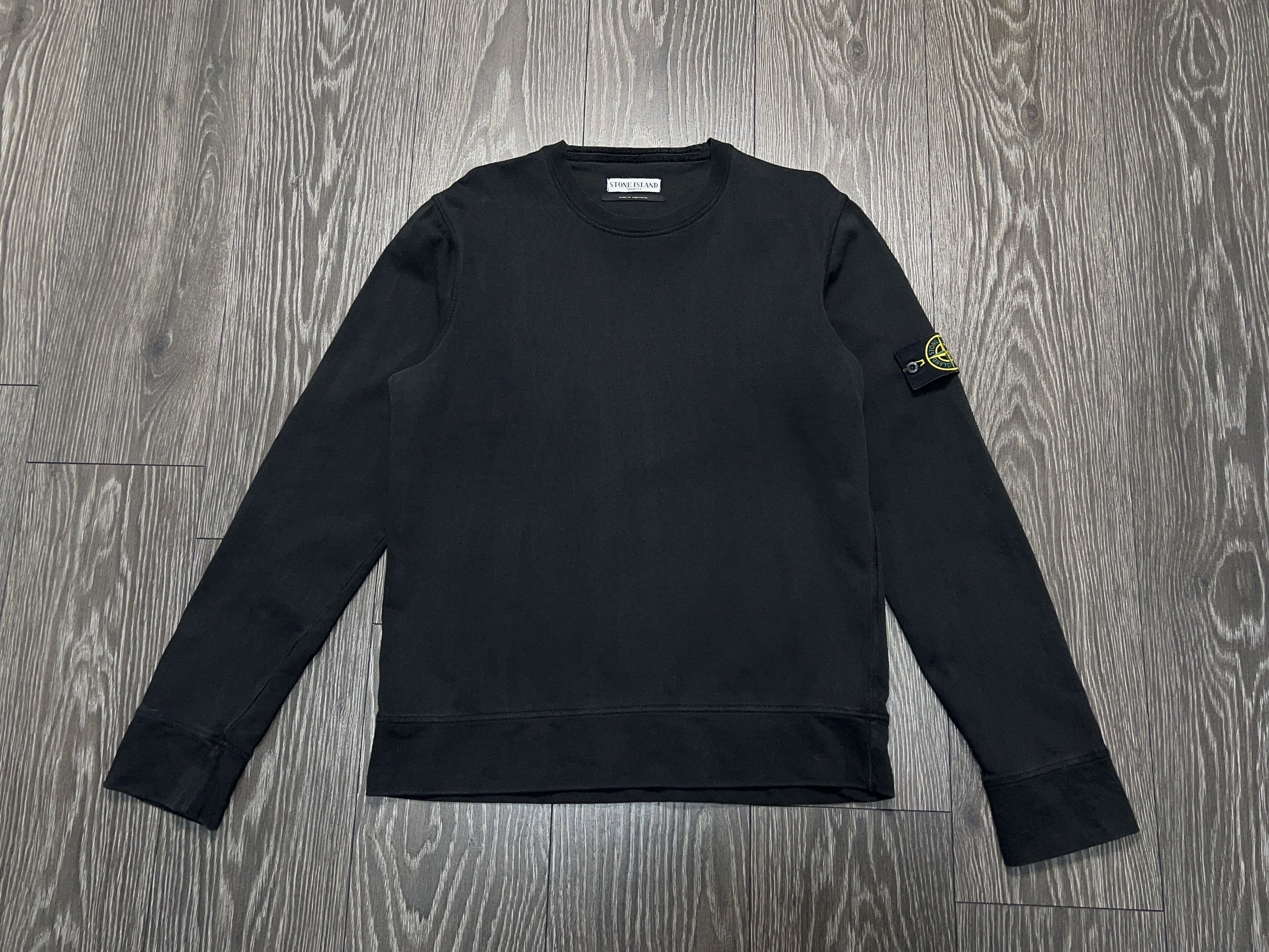 Stone Island Stone Island 2009 Black Cotton Sweatshirt Pullover Size L Size US L / EU 52-54 / 3 - 1 Thumbnail