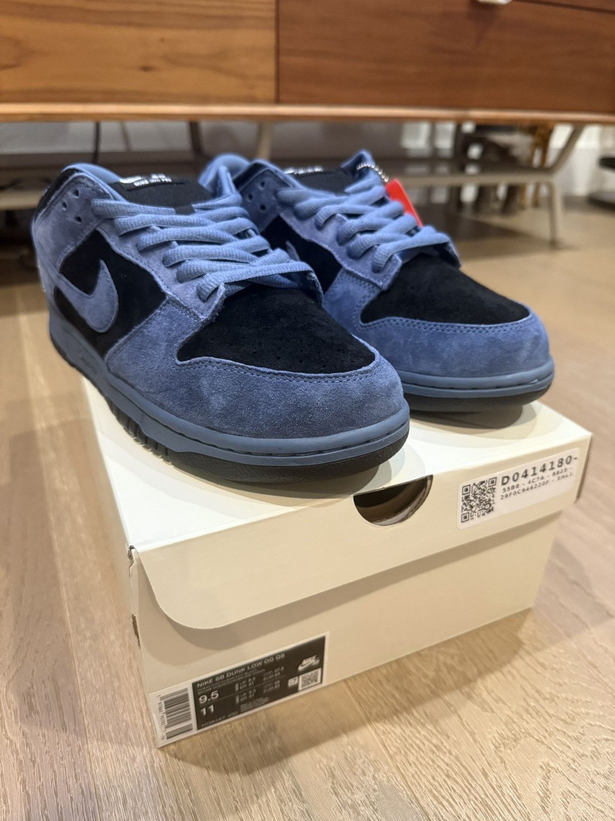 Nike Dunk SB Low 94 Supreme Ocean Fog Blue size