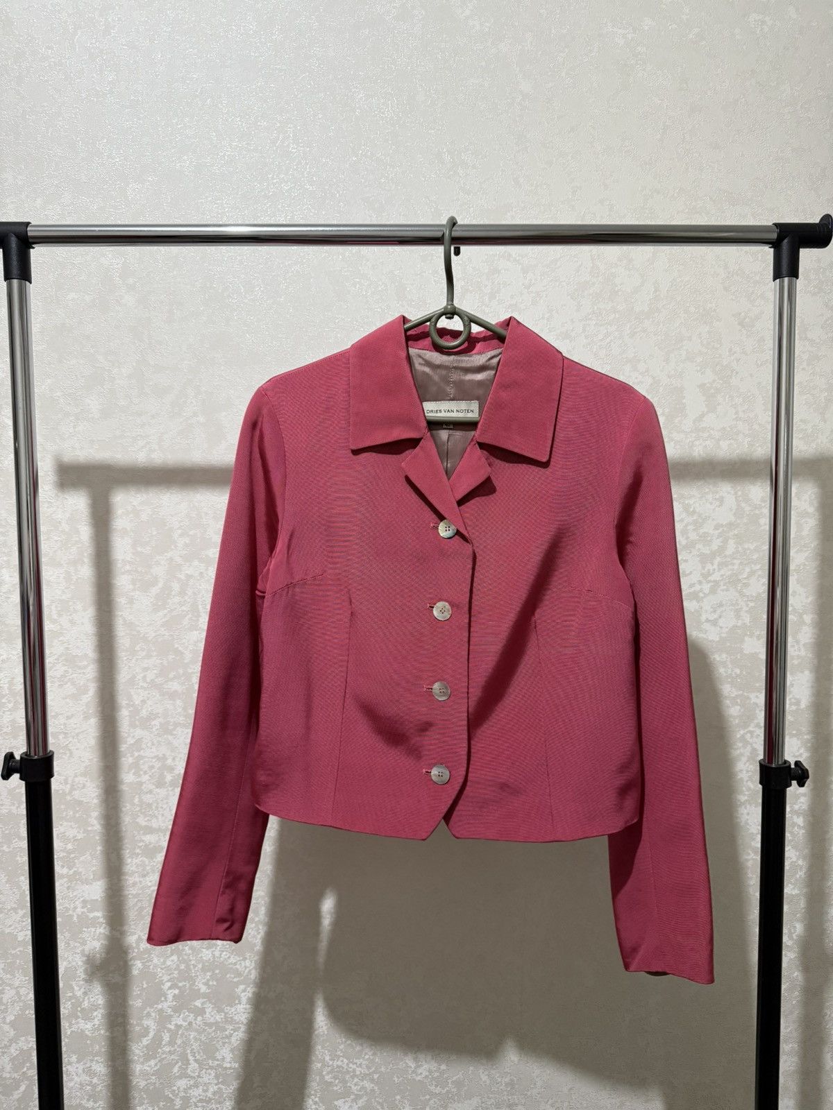 Dries Van Noten DRIES VAN NOTEN BLAZER WOOMEN’S PINK 4 BUTTONS SUIT LUXURY Size M / US 6-8 / IT 42-44 - 2 Thumbnail
