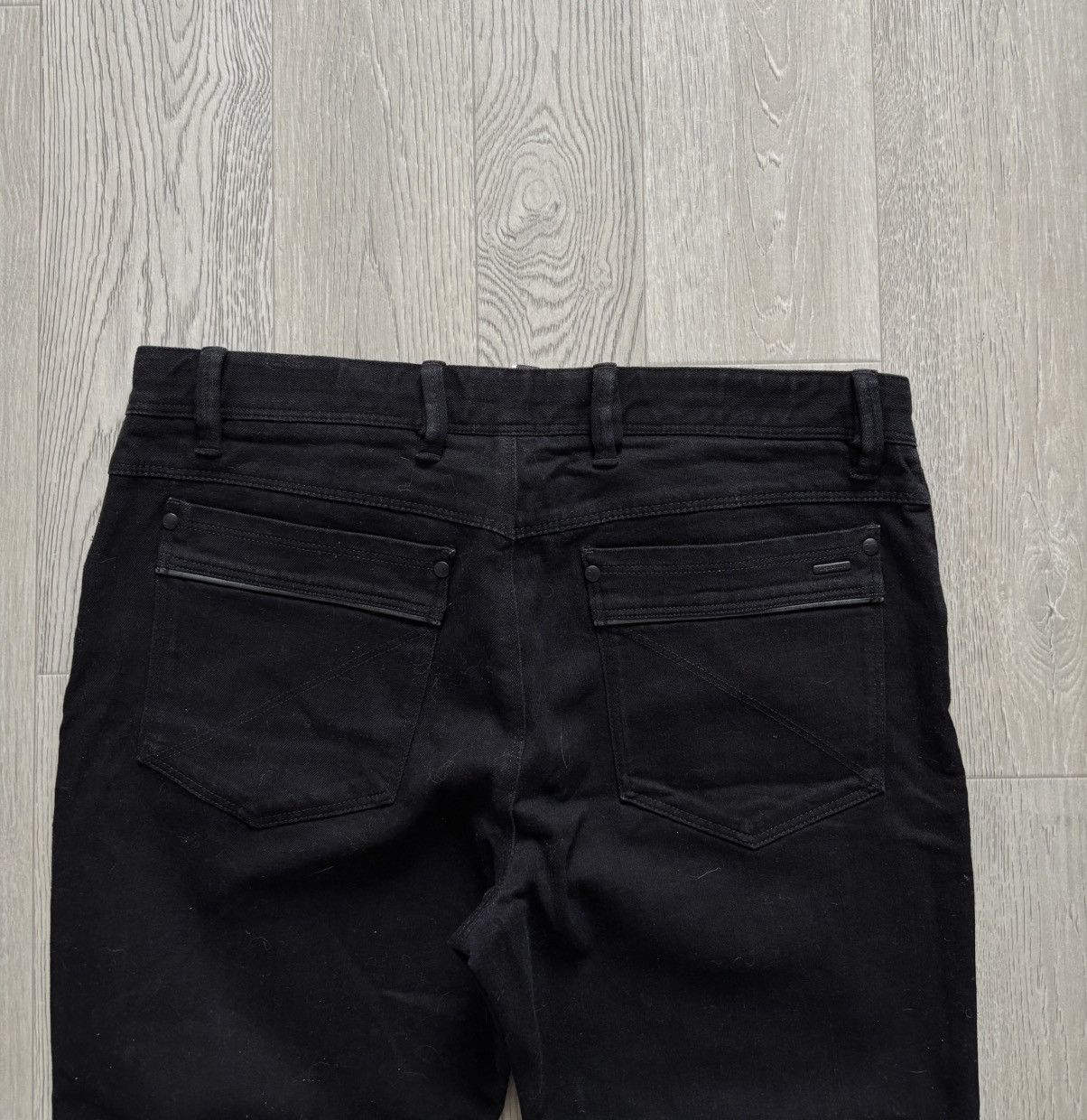 Designer × Ermenegildo Zegna Ermenegildo Zegna Sport Pure Black Denim Jeans Size US 33 - 6 Thumbnail