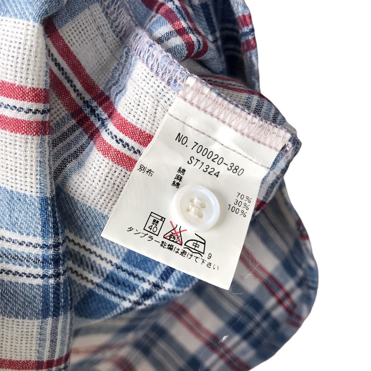 Blue Blue Japan × HOLLYWOOD RANCH MARKET × Japanese Brand Blue Blue Japan H.R Market Indigo Dye Western Shirt Size US M / EU 48-50 / 2 - 7 Thumbnail