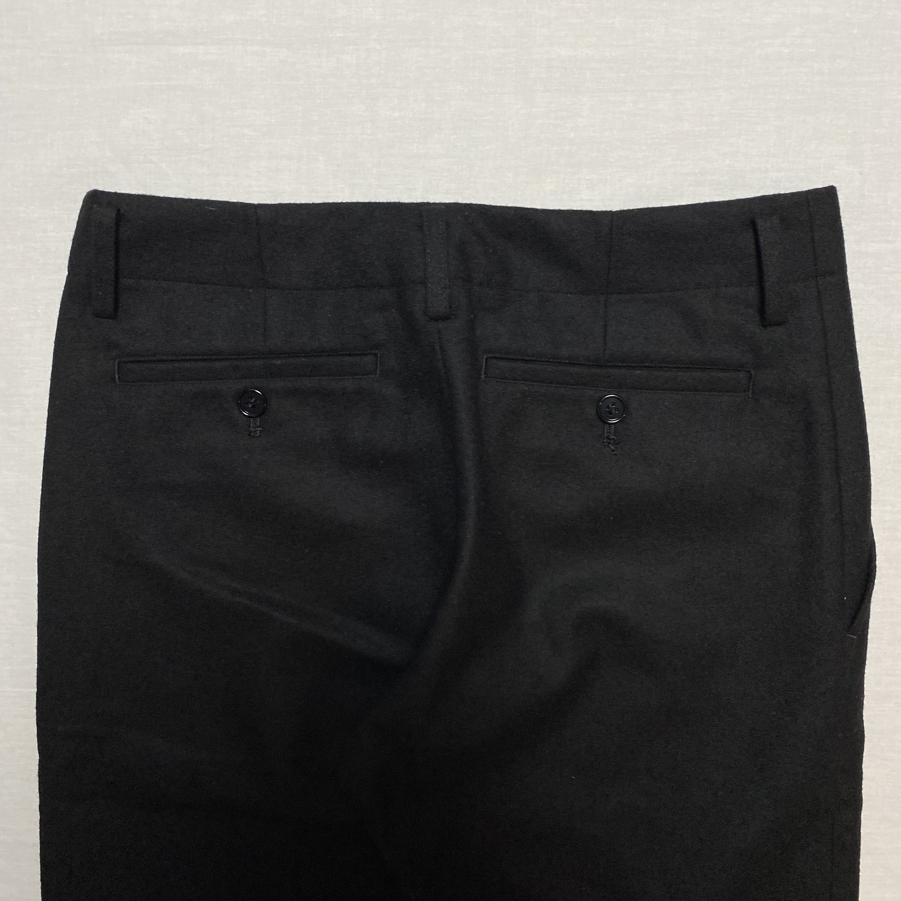 Comme des Garcons × Junya Watanabe Junya Watanabe Comme des Garçons Black Wool Trousers Size 29" - 4 Thumbnail