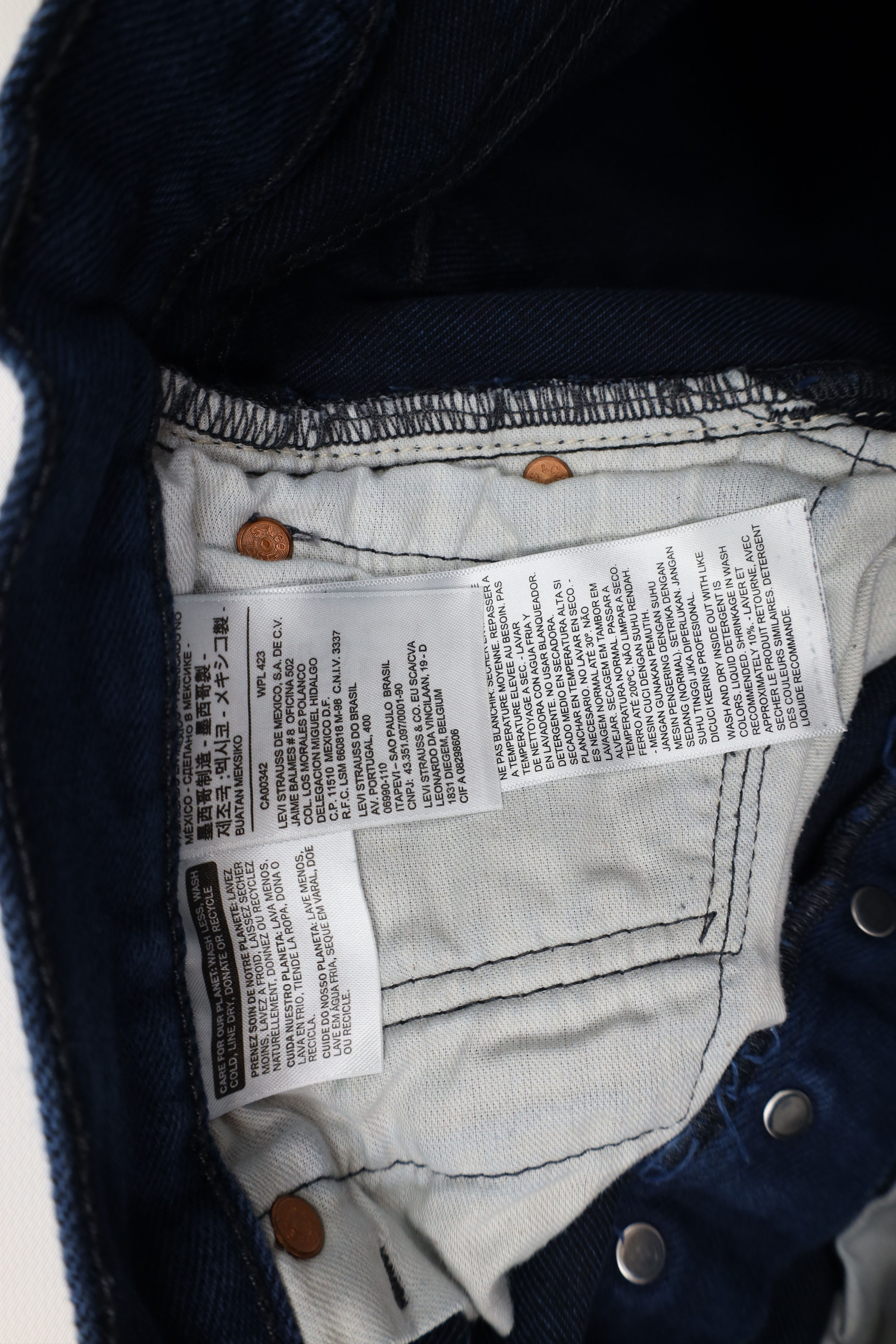 Levi's Vintage Y2K Levis 501xx Button Fly Original Fit Denim Jeans Size US 33 - 6 Thumbnail