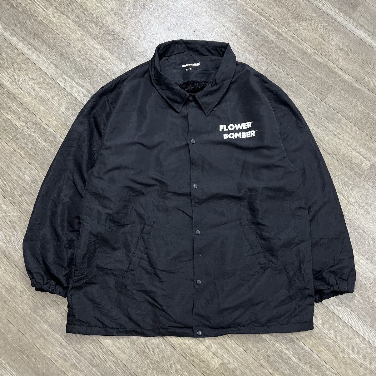 Japanese Brand Brandalised Bansky Flowers Thrower Light Jacket Size US XL / EU 56 / 4 - 10 Thumbnail
