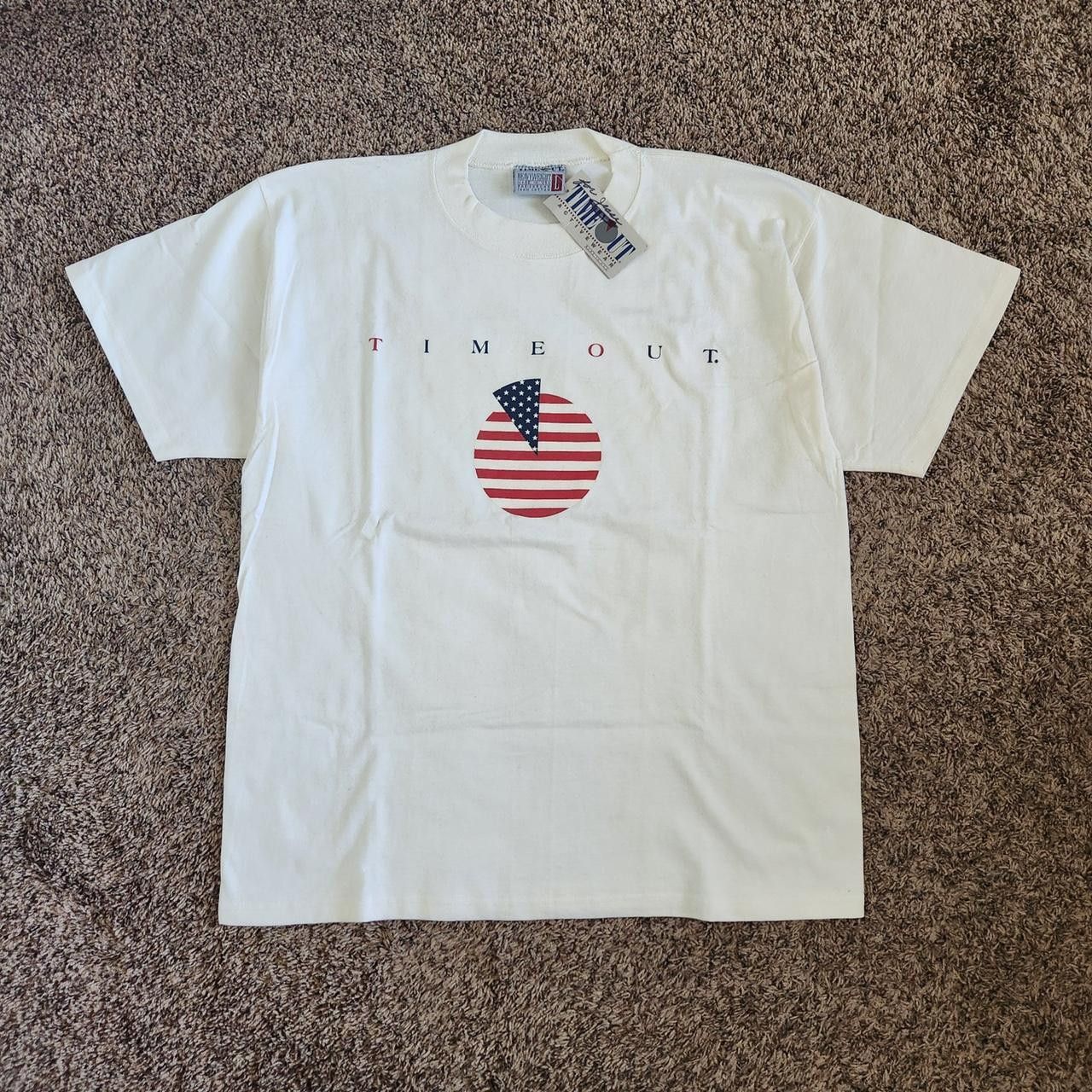 Vintage American Flag Graphic Tee Relaxed Oversized Fit Vintage Size US L / EU 52-54 / 3 - 1 Thumbnail