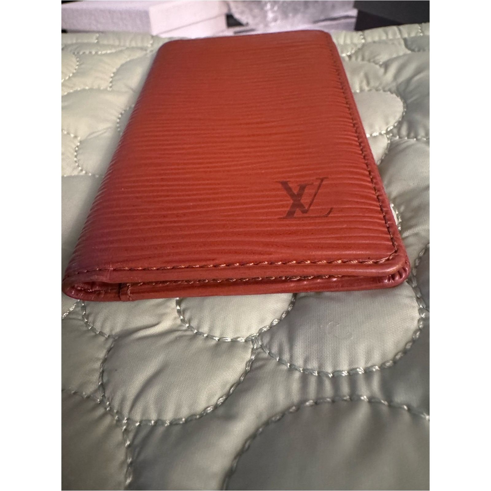 Louis Vuitton Louis Vuitton Epi Leather Pocket Card Holder Camel Brown Size ONE SIZE - 5 Thumbnail