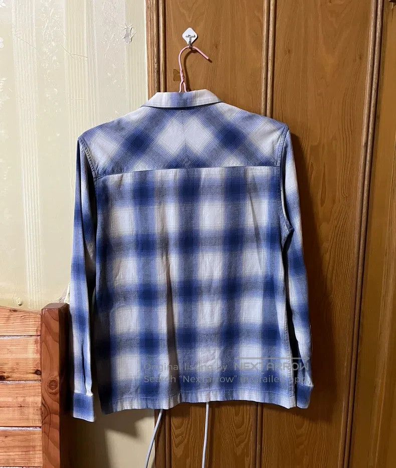 Wtaps Wtaps Blue and white flannel shirt Size US M / EU 48-50 / 2 - 2 Thumbnail