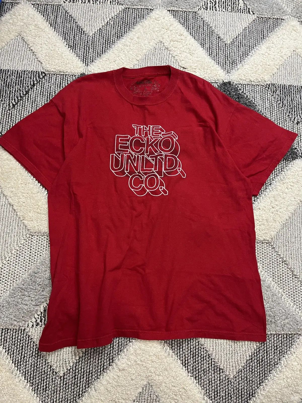 Ecko Unltd. Vintage Ecko Unltd Red T-Shirt Size L Hip Hop Streetwear Size US L / EU 52-54 / 3 - 1 Thumbnail