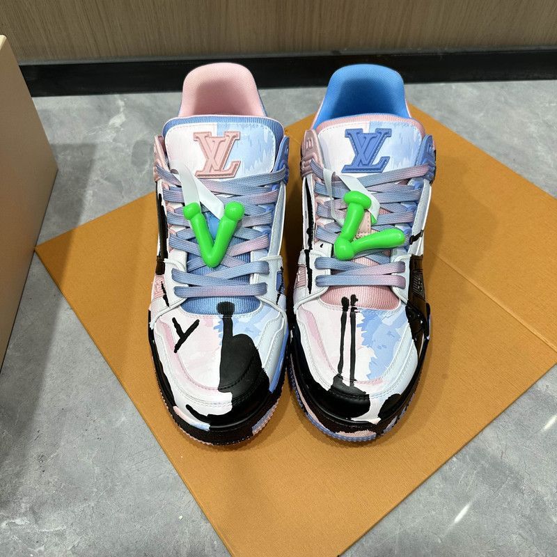 Louis Vuitton Louis Vuitton Trainer Artistic Collaboration Sneakers -2508 Size US 8 / EU 41 - 2 Thumbnail