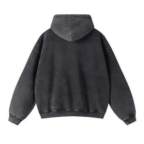 VIBE Streetwear Loose Washed Zipper Hoodie Sweater Size US M / EU 48-50 / 2 - 6 Thumbnail