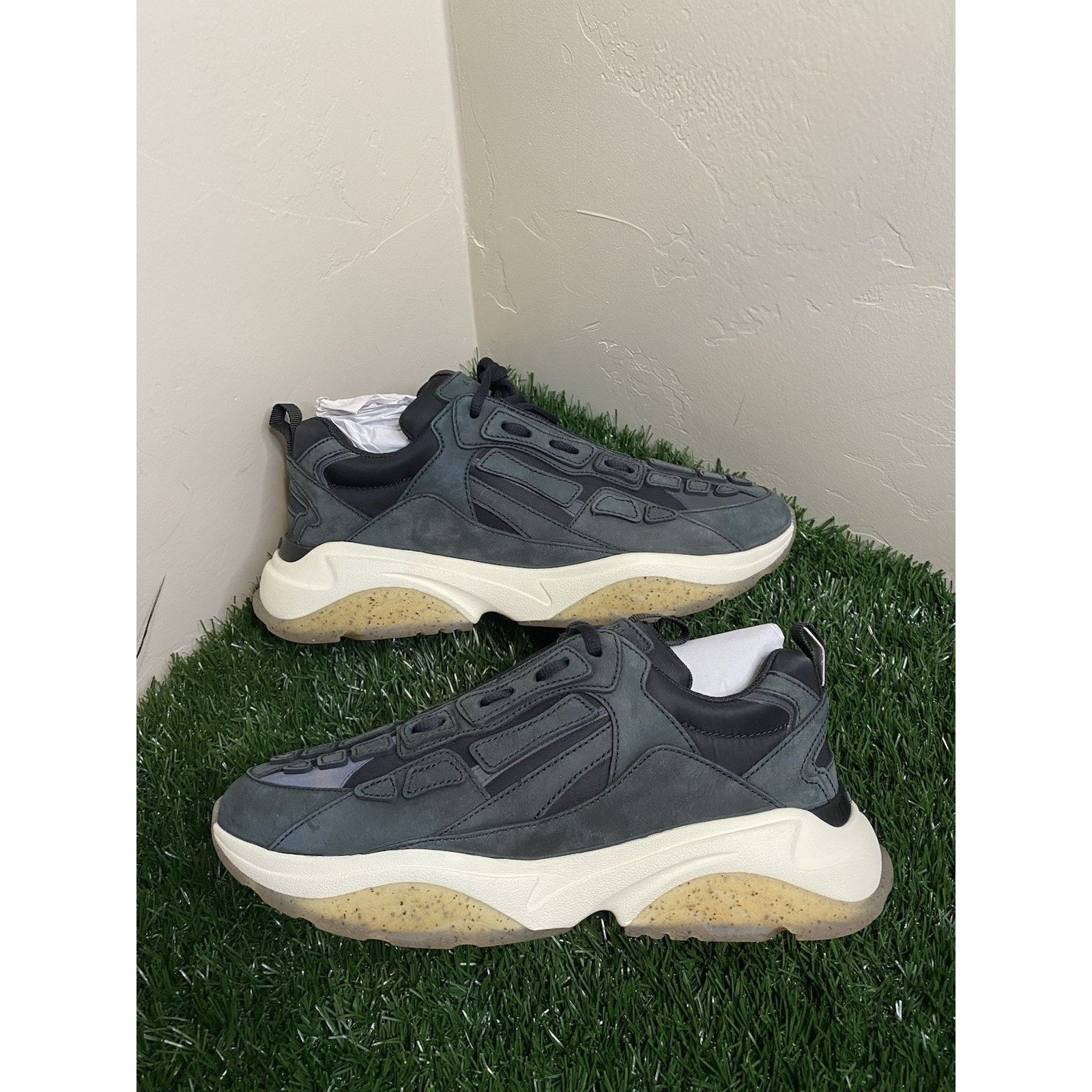 Amiri Amiri bone runner ‘black White Clear Sole’ | Size 8 | New Size US 8 / EU 41 - 2 Thumbnail
