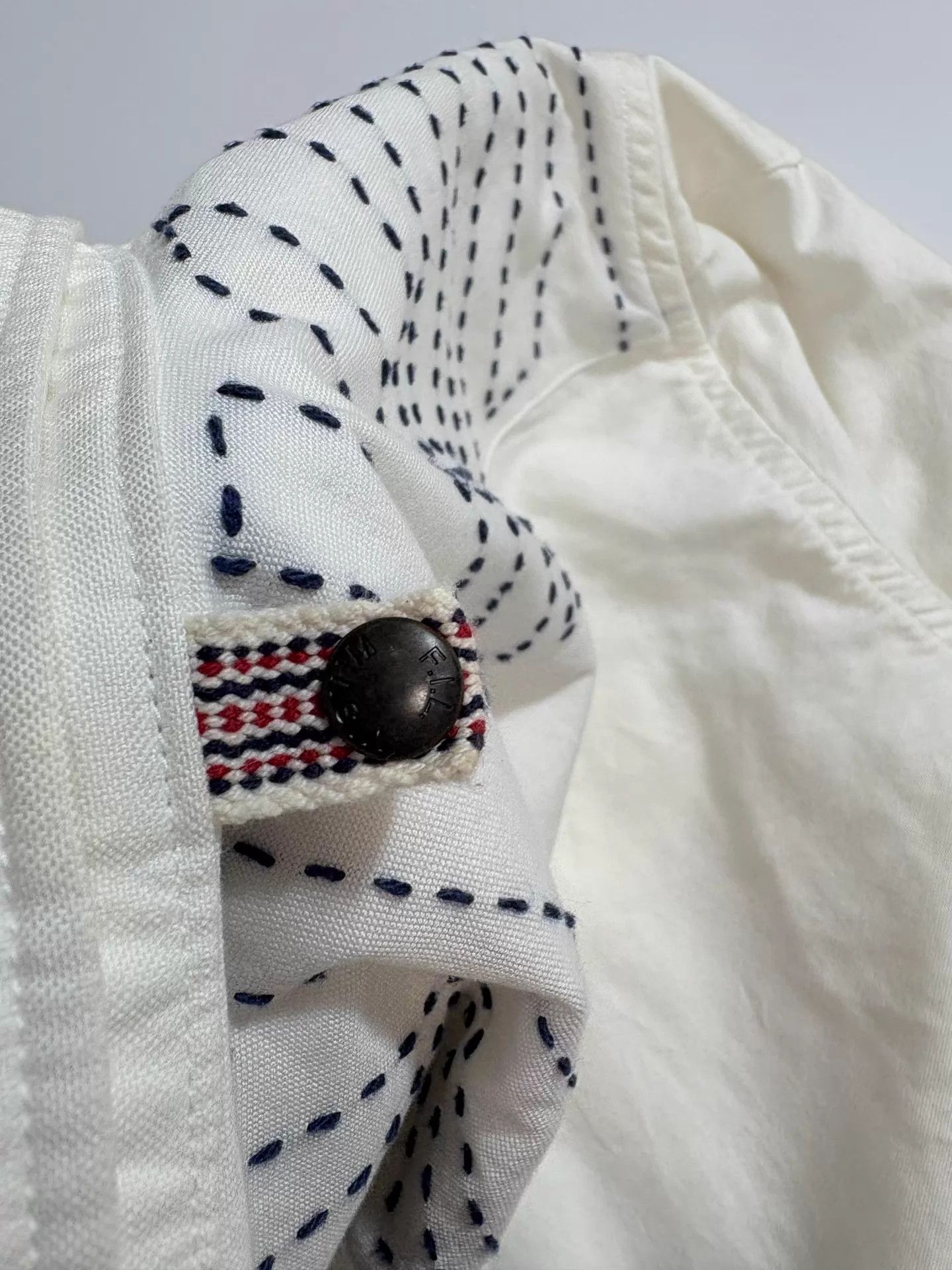 Visvim VISVIM GIZA Sashiko Shirt Size 2 Pre - owned Limited Size US M / EU 48-50 / 2 - 7 Thumbnail