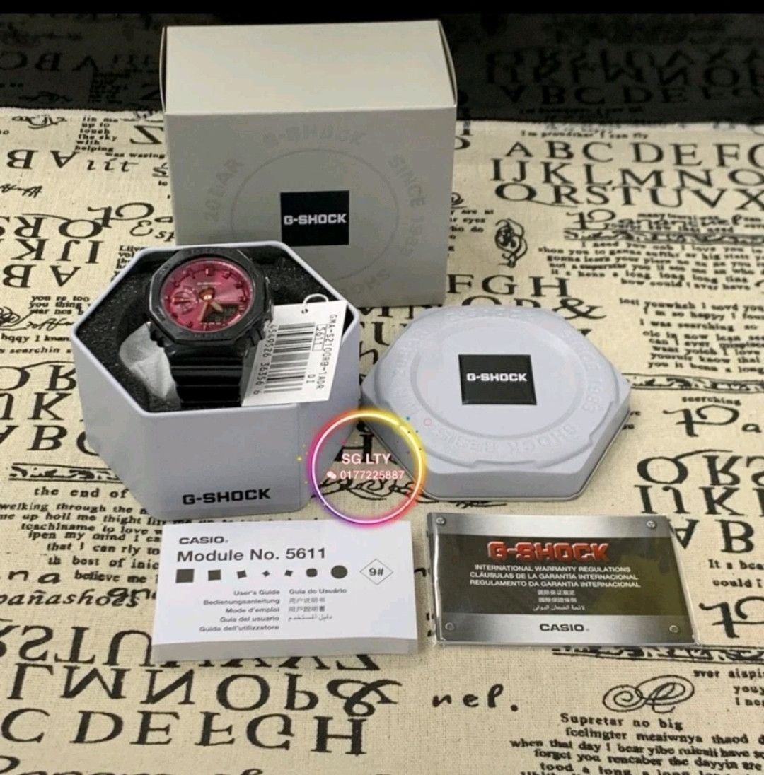 Casio × G Shock Casio G Shock GMA-S2100RB-1A (New) Size ONE SIZE - 9 Thumbnail