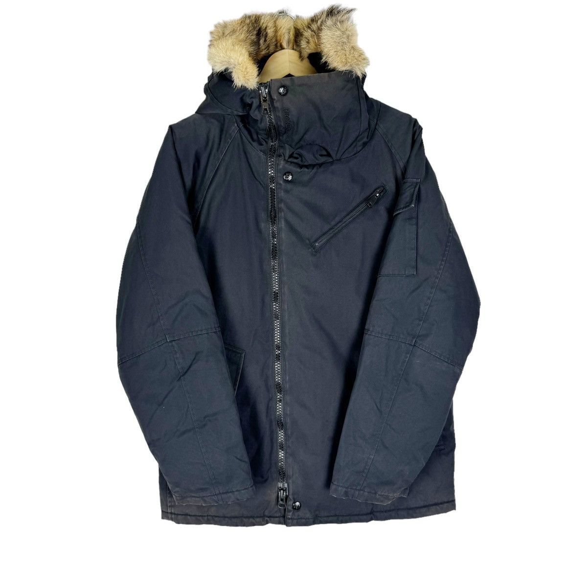 If Six Was Nine ❄️BACK CHANNEL FUR HOODIE DOWN ZIPPER JACKET Size US L / EU 52-54 / 3 - 2 Thumbnail