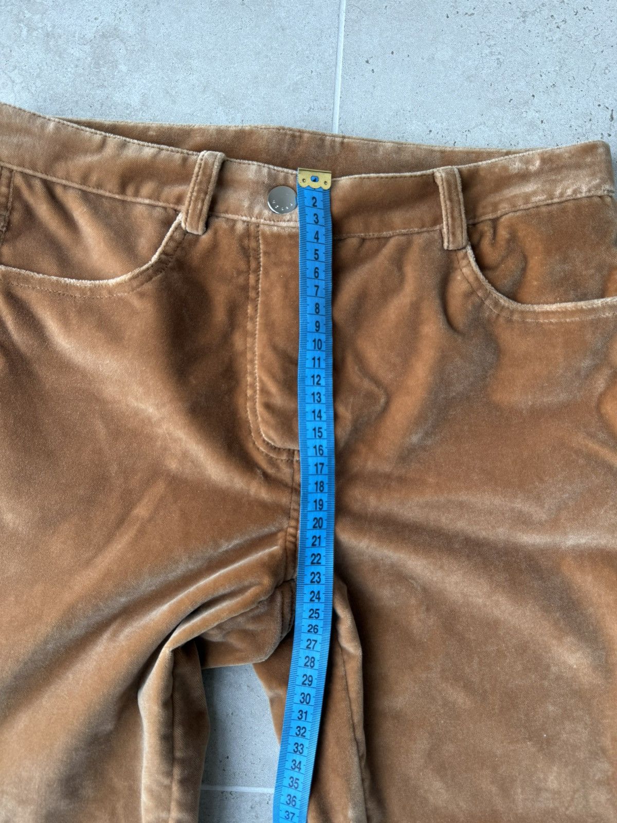 Kiton Vintage Womens Kiton Napoli Velour Pants Size 27" / US 4 / IT 40 - 12 Thumbnail