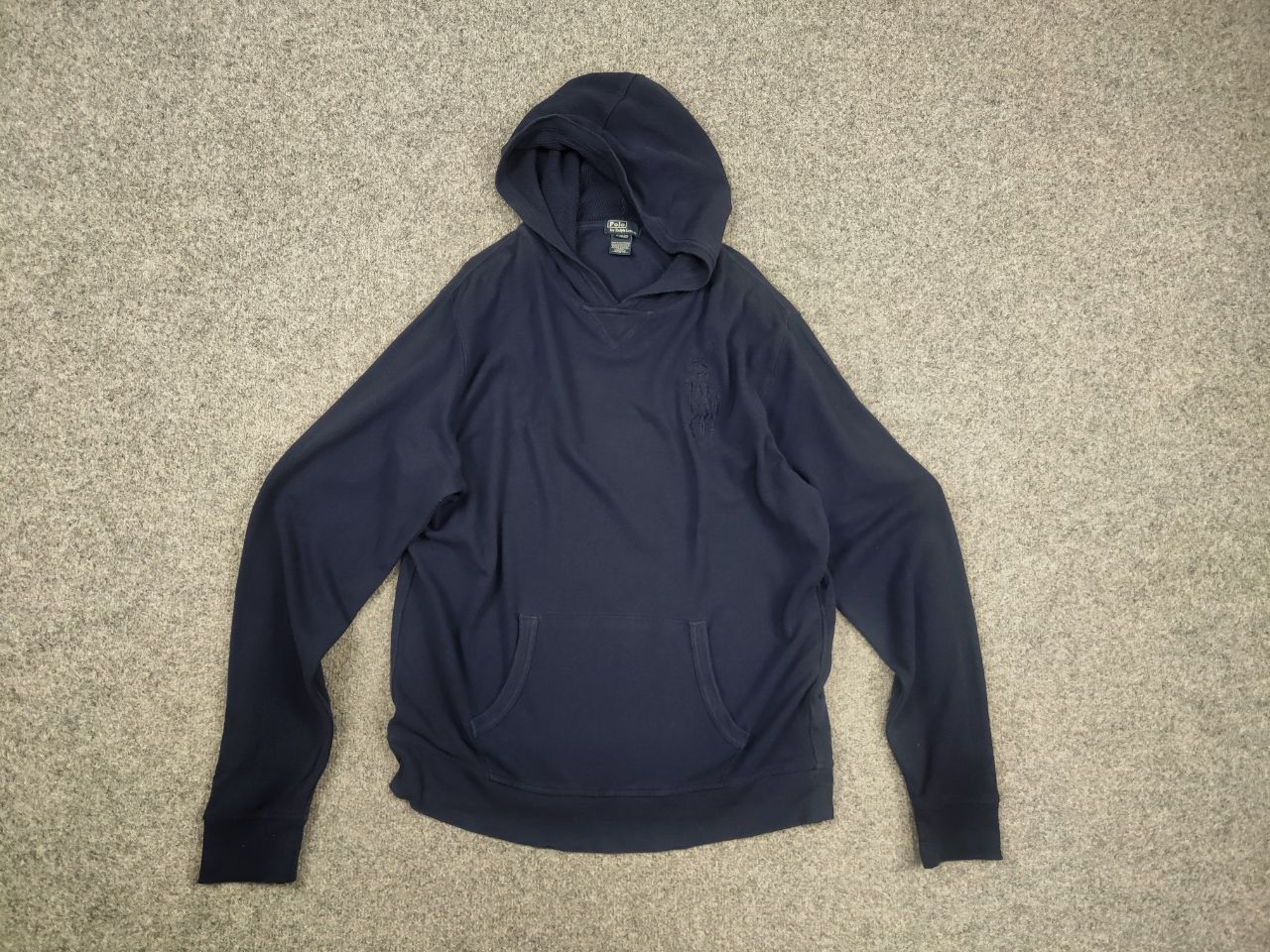 Polo Ralph Lauren Vintage Polo Ralph Lauren Big Pony Blue Hoodie Y2K Style Size US S / EU 44-46 / 1 - 8 Thumbnail