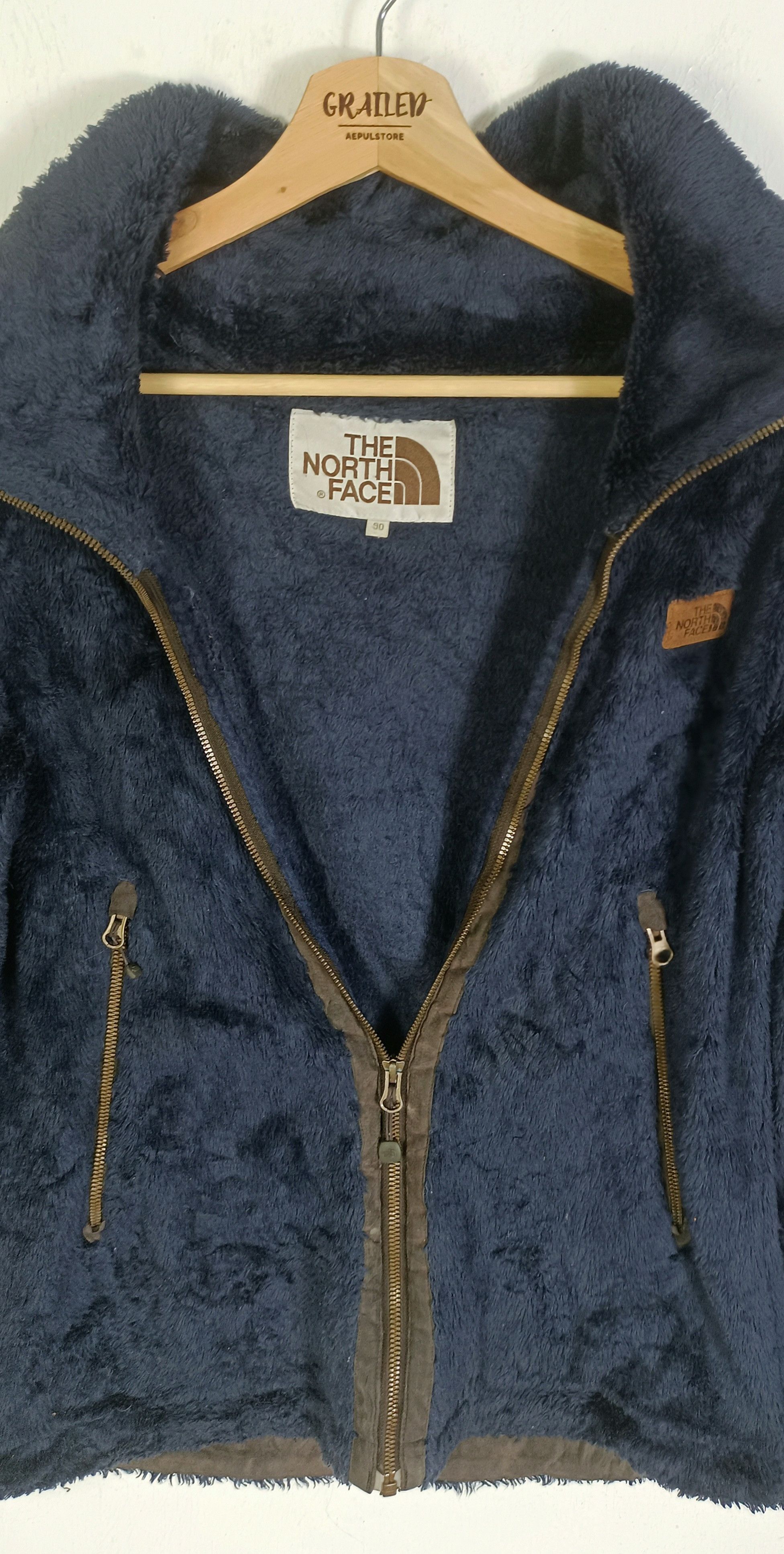 The North Face The North Face Polartec Fleece Learther Pacthes Jacket Size US M / EU 48-50 / 2 - 5 Thumbnail