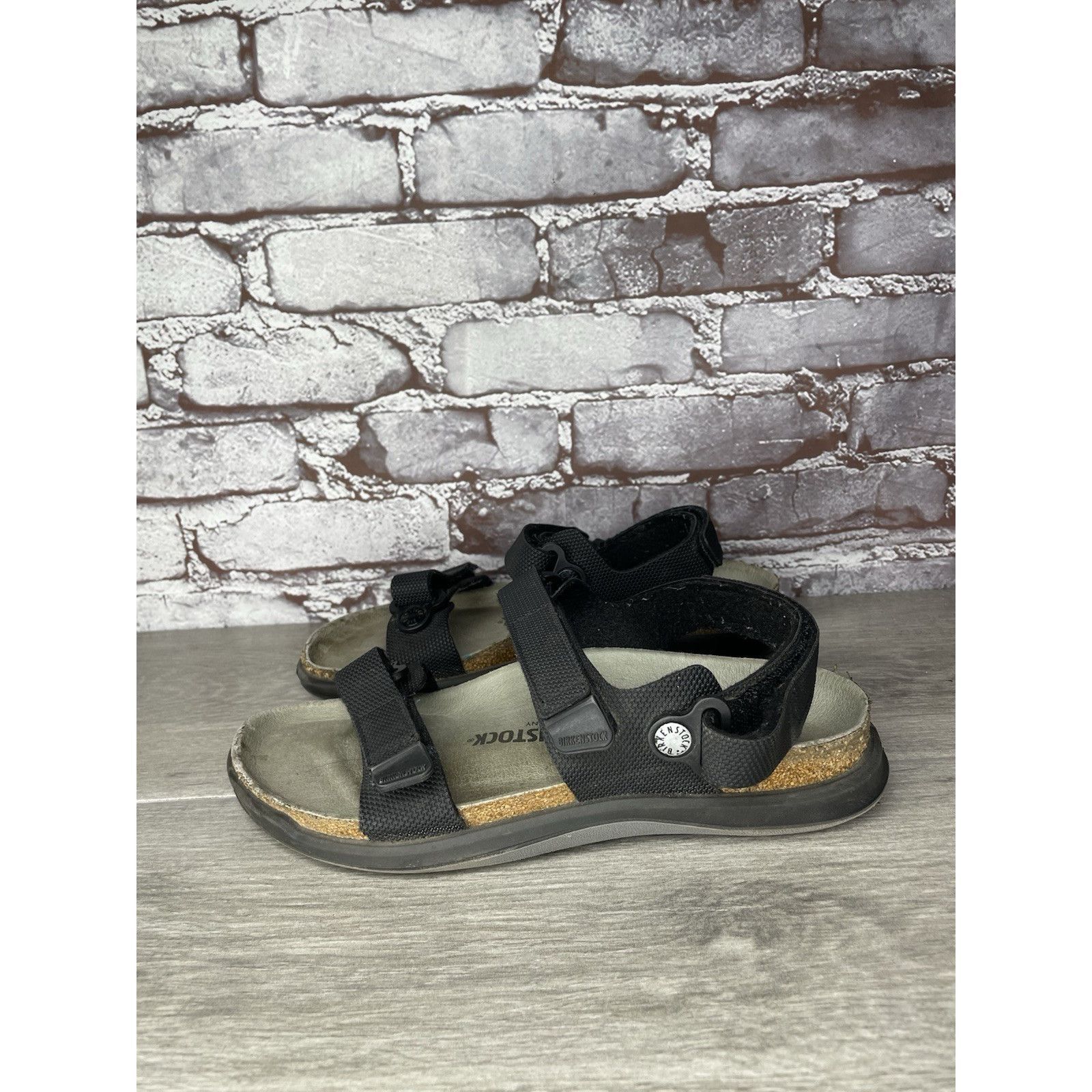 Birkenstock Birkenstock Kalahari Black Cross Country Strap Sandals Women Size US 8 / IT 38 - 1 Thumbnail