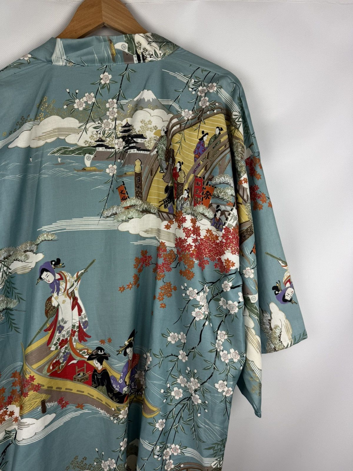 Other Japanese Overprinted Kimono Haori One Size Unisex Size US L / EU 52-54 / 3 - 18 Thumbnail