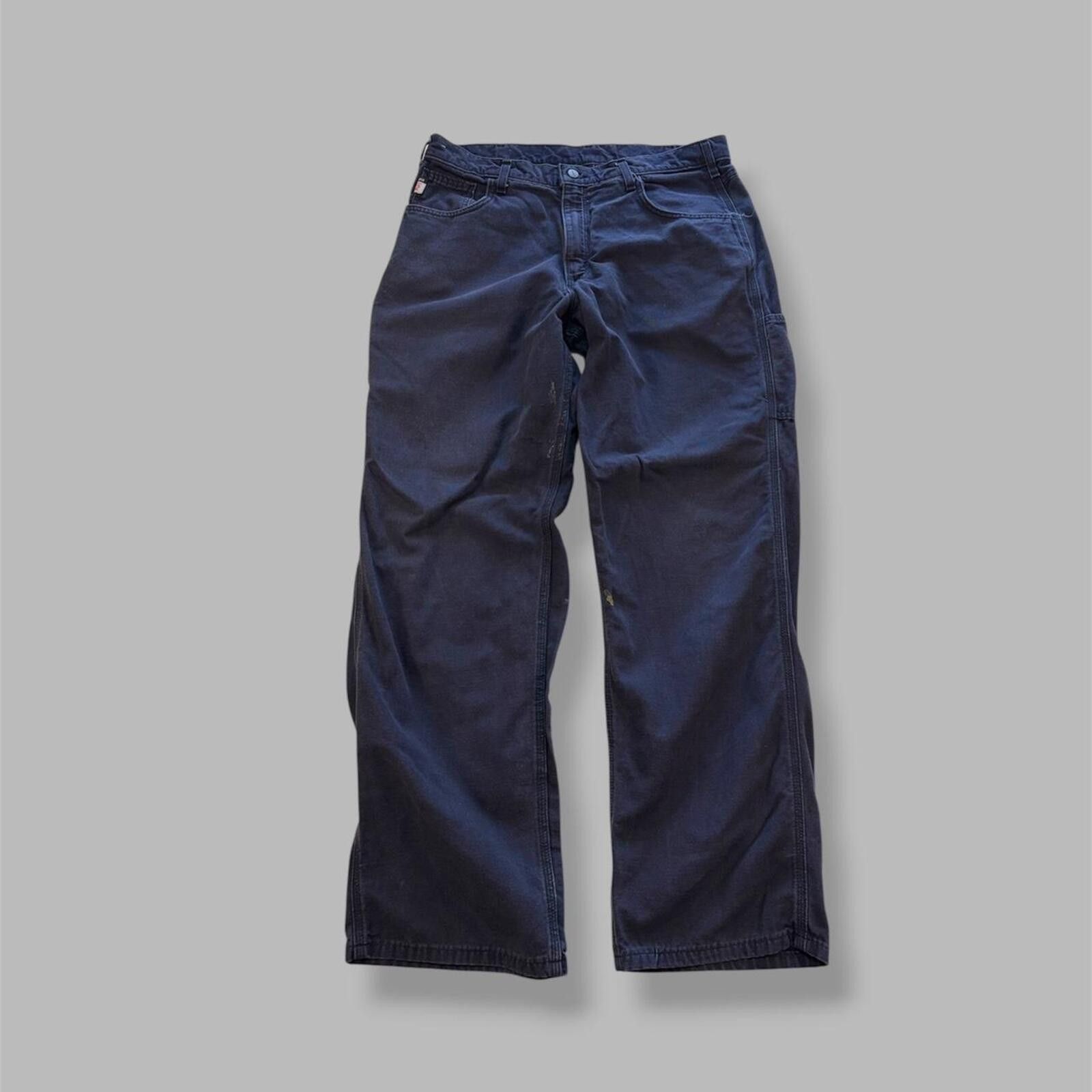 Carhartt Carhartt FR Navy Carpenter Pants Size US 36 / EU 52 - 4 Thumbnail