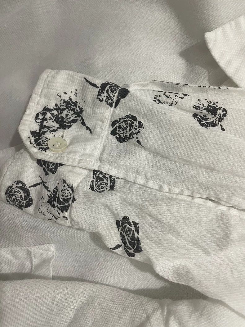 Maison Margiela Maison Margiela Rose-printed shirt Size US M / EU 48-50 / 2 - 5 Thumbnail