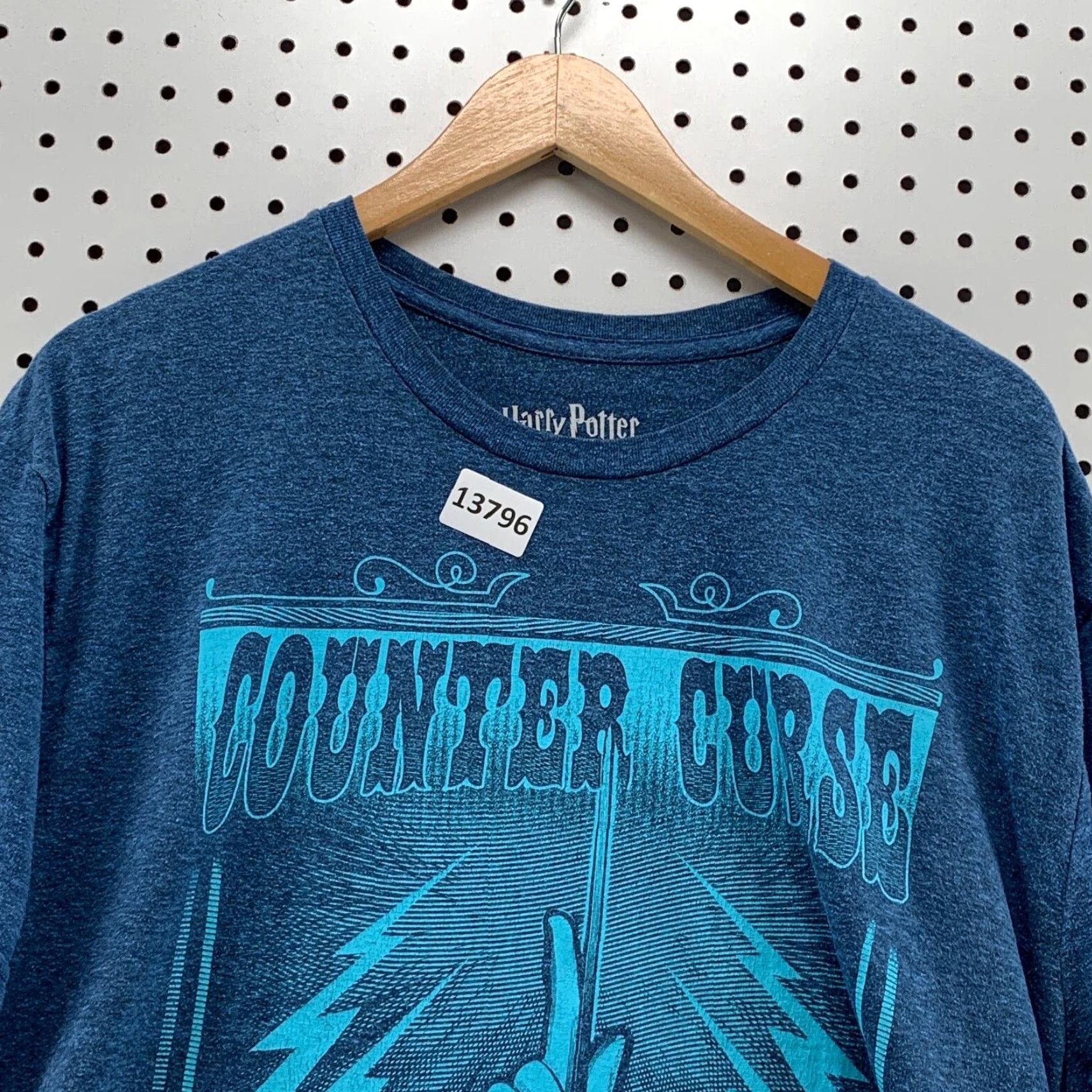 Vintage Vintage Harry Potter Dark Arts Blue T-Shirt XL Unisex 2010s Graphic Crew Neck Art Size US XL / EU 56 / 4 - 4 Thumbnail