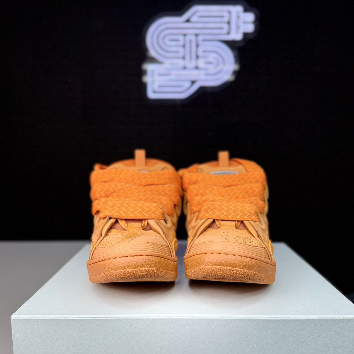 Lanvin Lanvin Curb Sneaker Mango Size US 15 / EU 48 - 3 Thumbnail