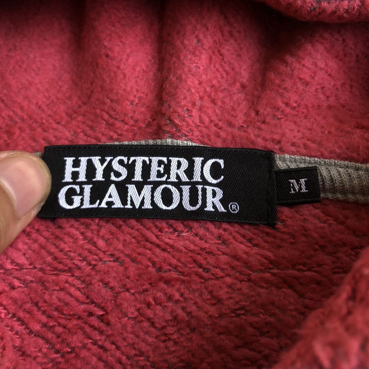 Hysteric Glamour Hysteric Glamour “RocknRoll” Reversible Ziphoodie Grey/Pink Size US L / EU 52-54 / 3 - 14 Thumbnail