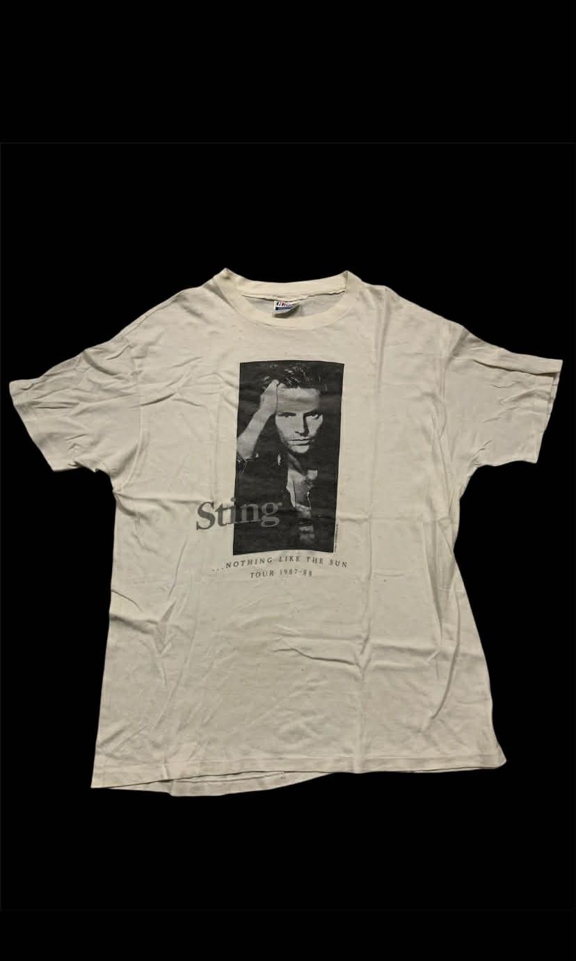Band Tees STING 1987 80’s Size US XL / EU 56 / 4 - 1 Thumbnail