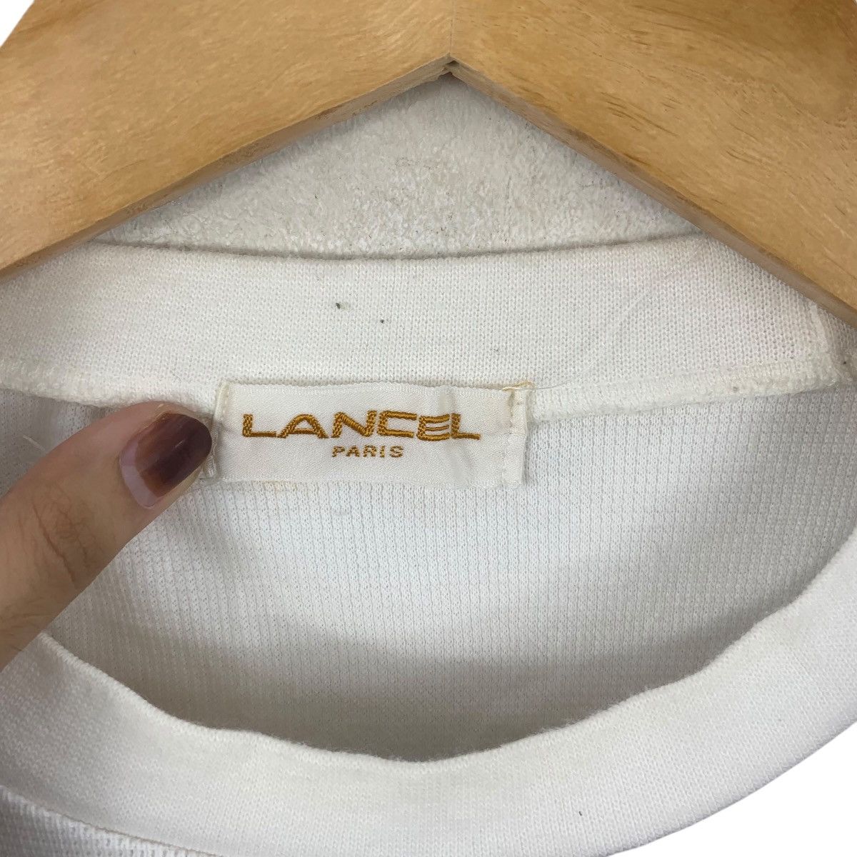 Lancel Vintage LANCEL PARIS SPORT Cartoon Embroidered Sweatshirt Size M / US 6-8 / IT 42-44 - 10 Thumbnail