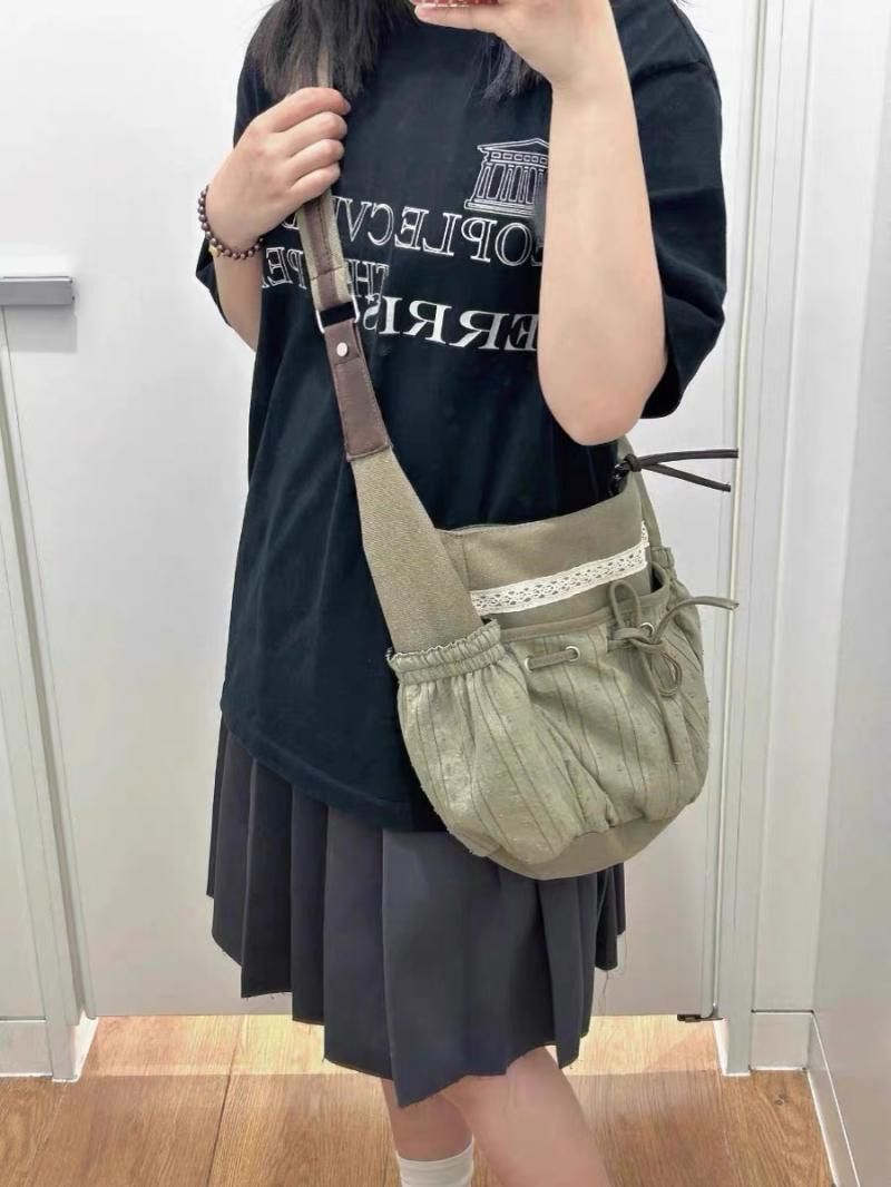 Vintage Sweet Cool Canvas Shoulder Bag Size ONE SIZE - 2 Thumbnail