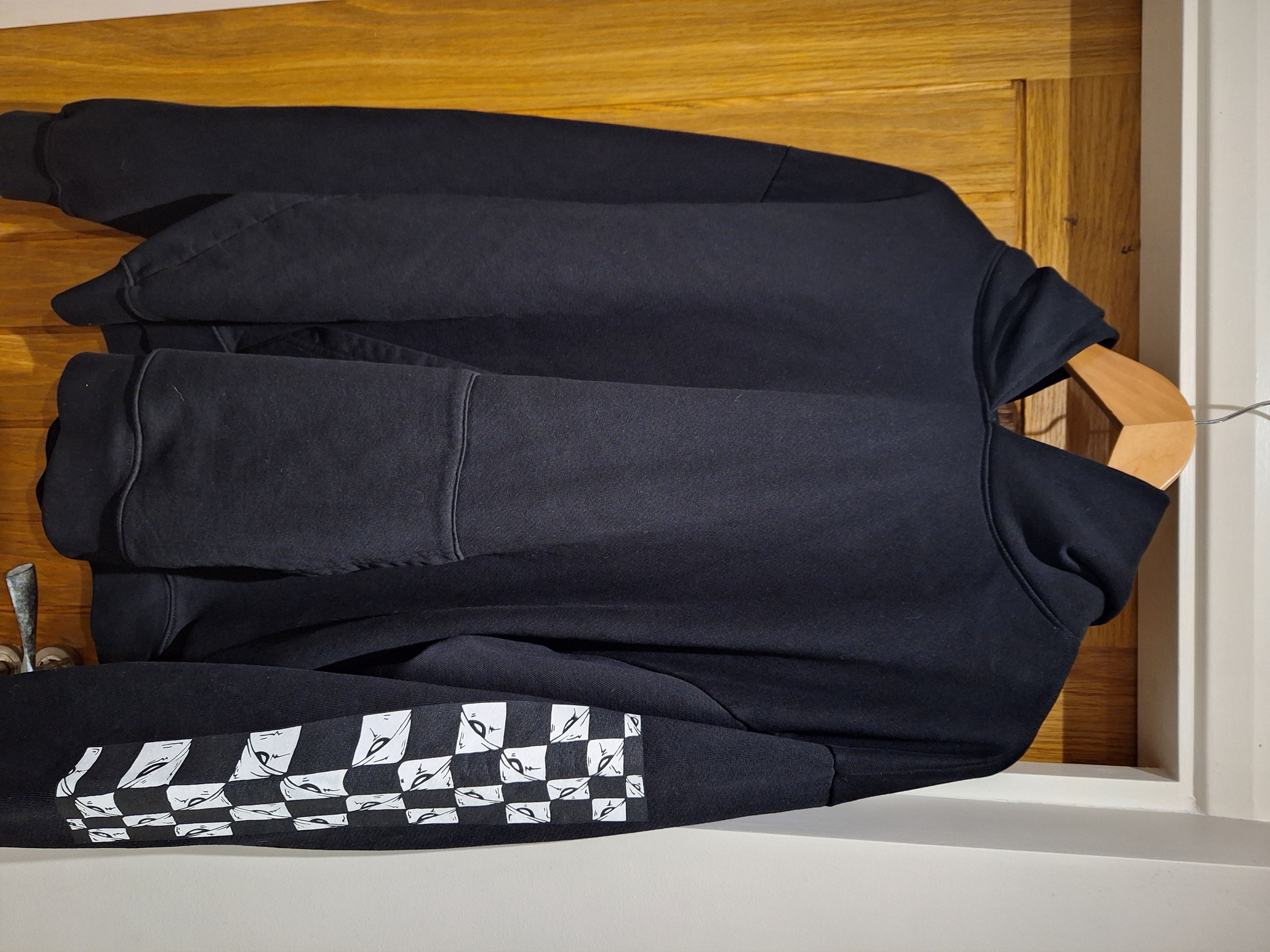 image of Chrome Hearts Ninetynineeyez Double Hood Hoodie in Black, Men's (Size XL)